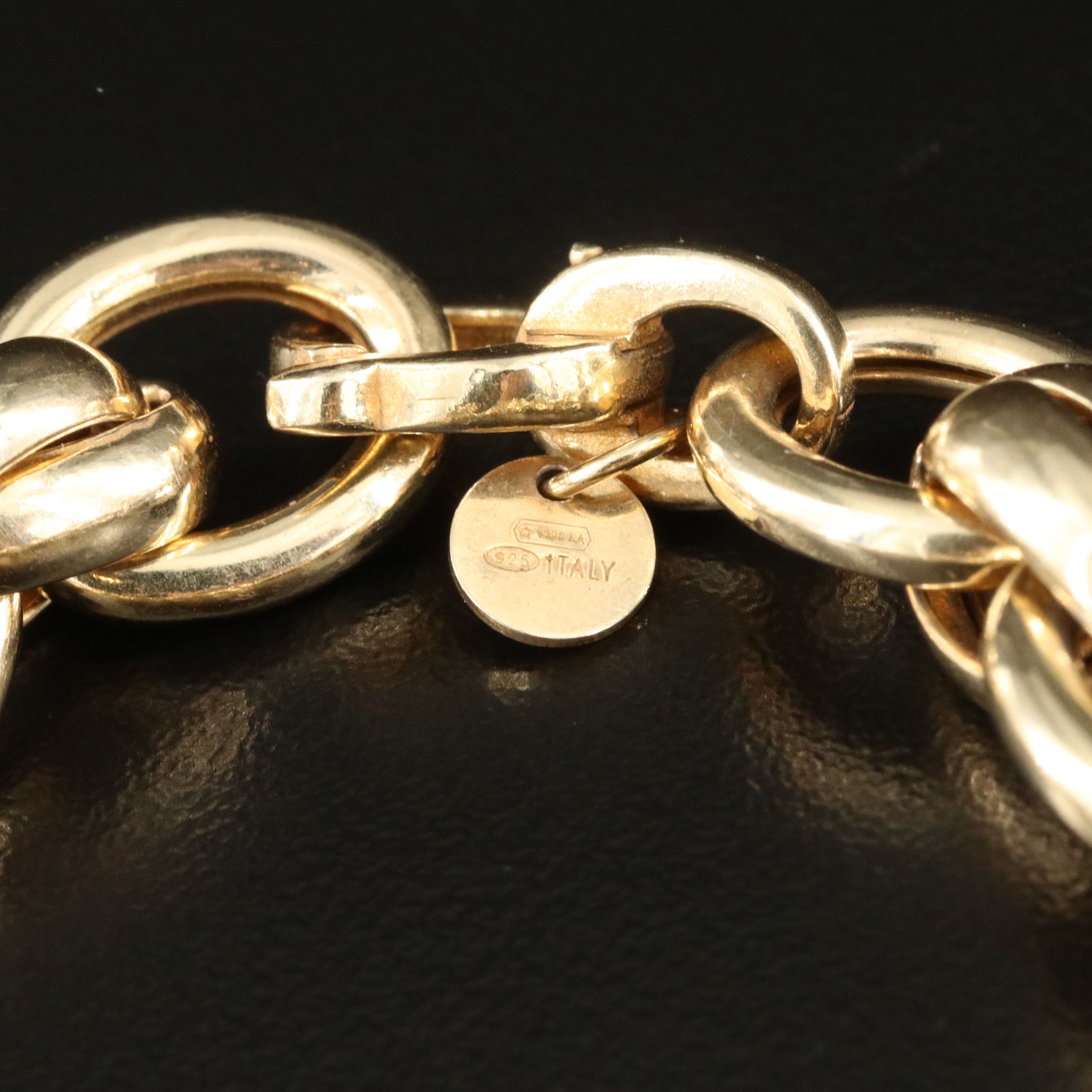 Italian Sterling Fancy Link Bracelet