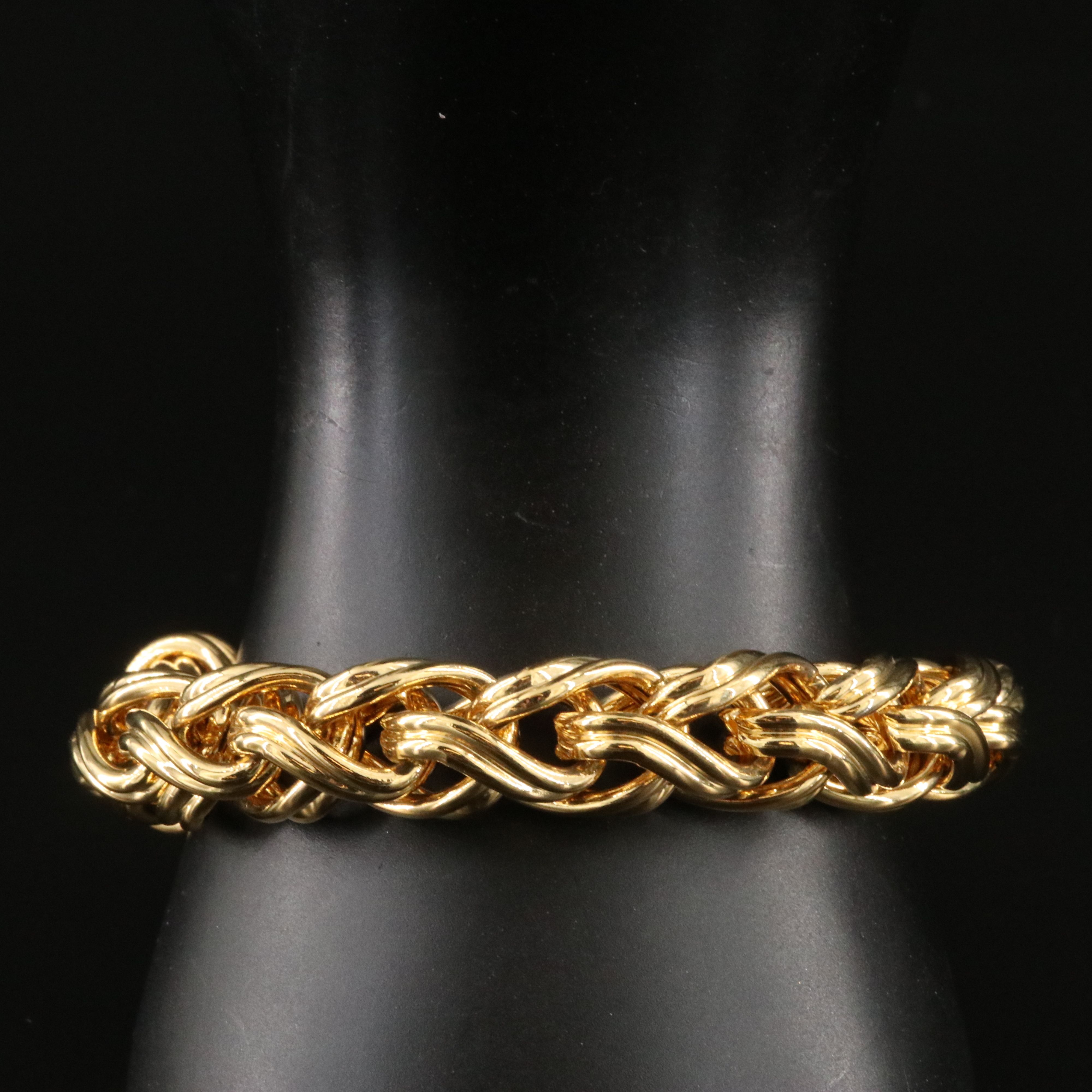 Joan Rivers Wheat Chain Necklace and Bracelet Set