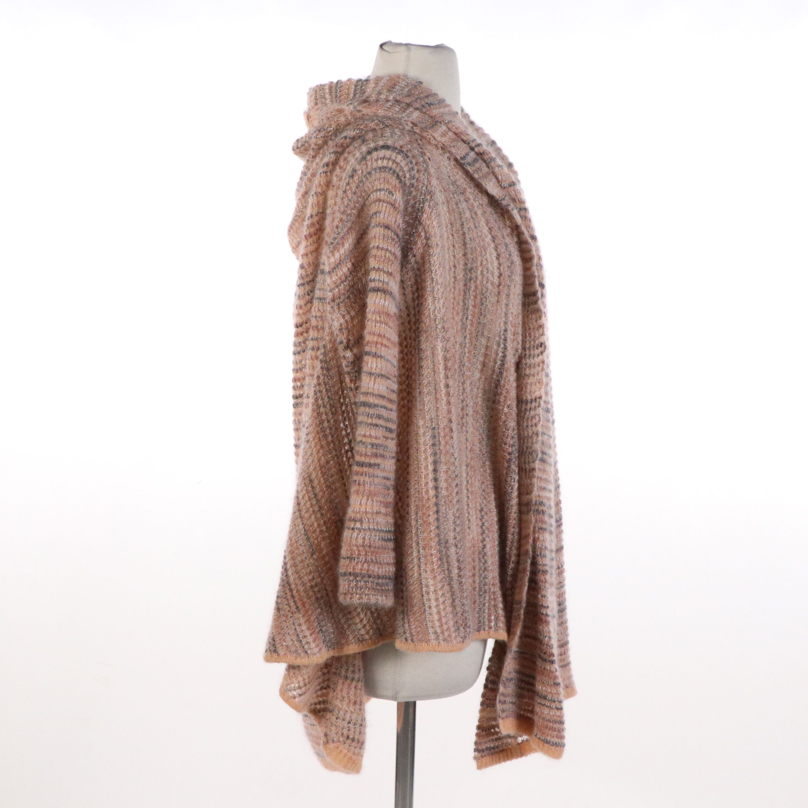 Missoni Knit Mohair Blend Draped Sweater
