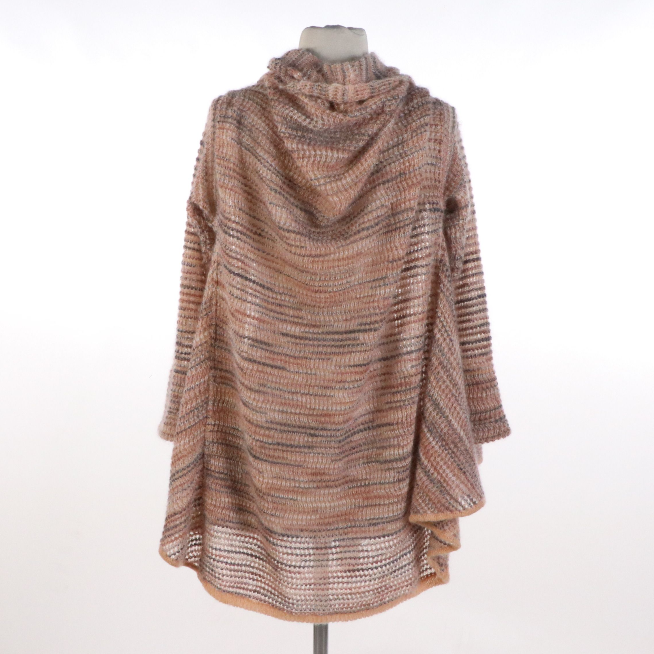 Missoni Knit Mohair Blend Draped Sweater