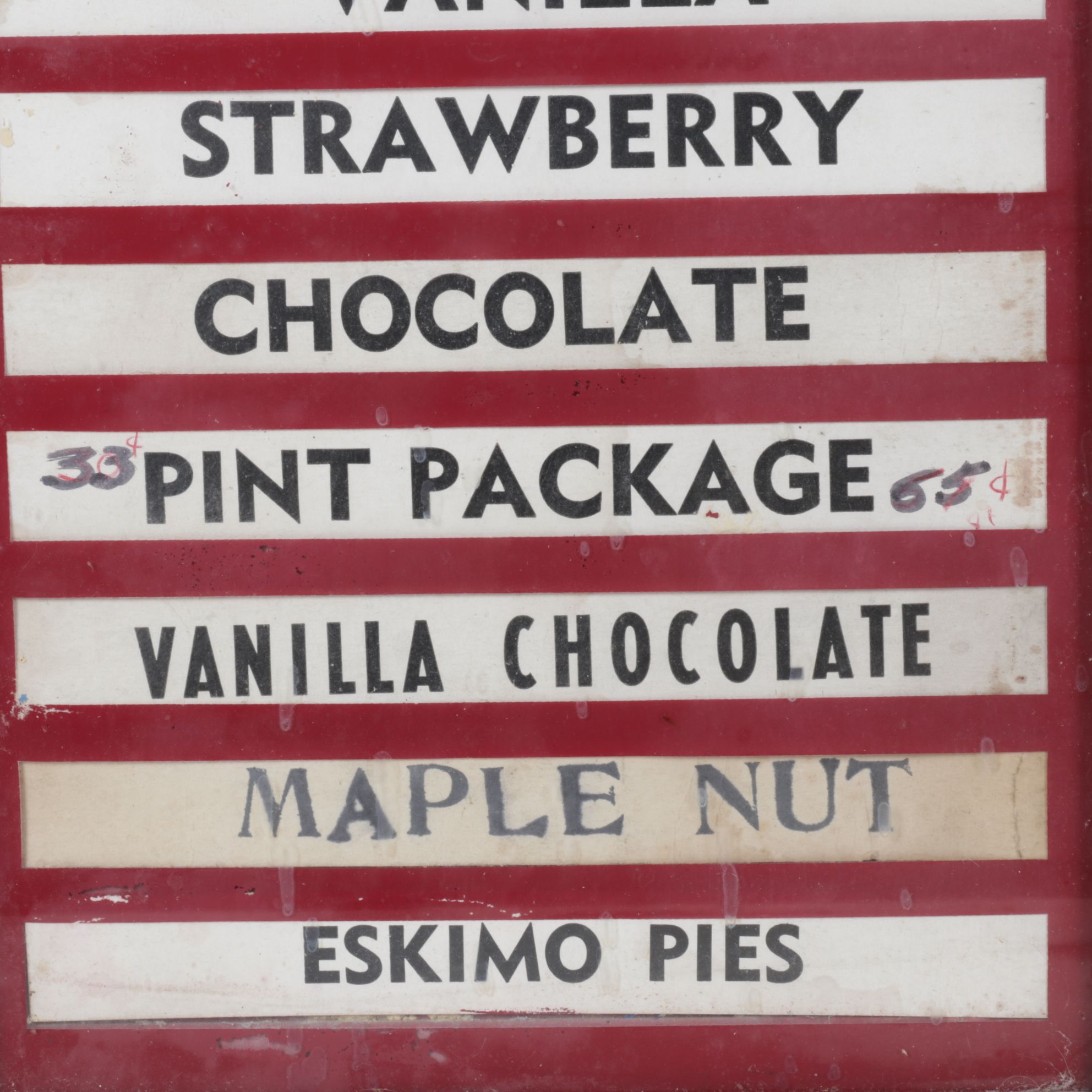 Borden's Dairy Ice Cream and Frozen Treat Display Posters