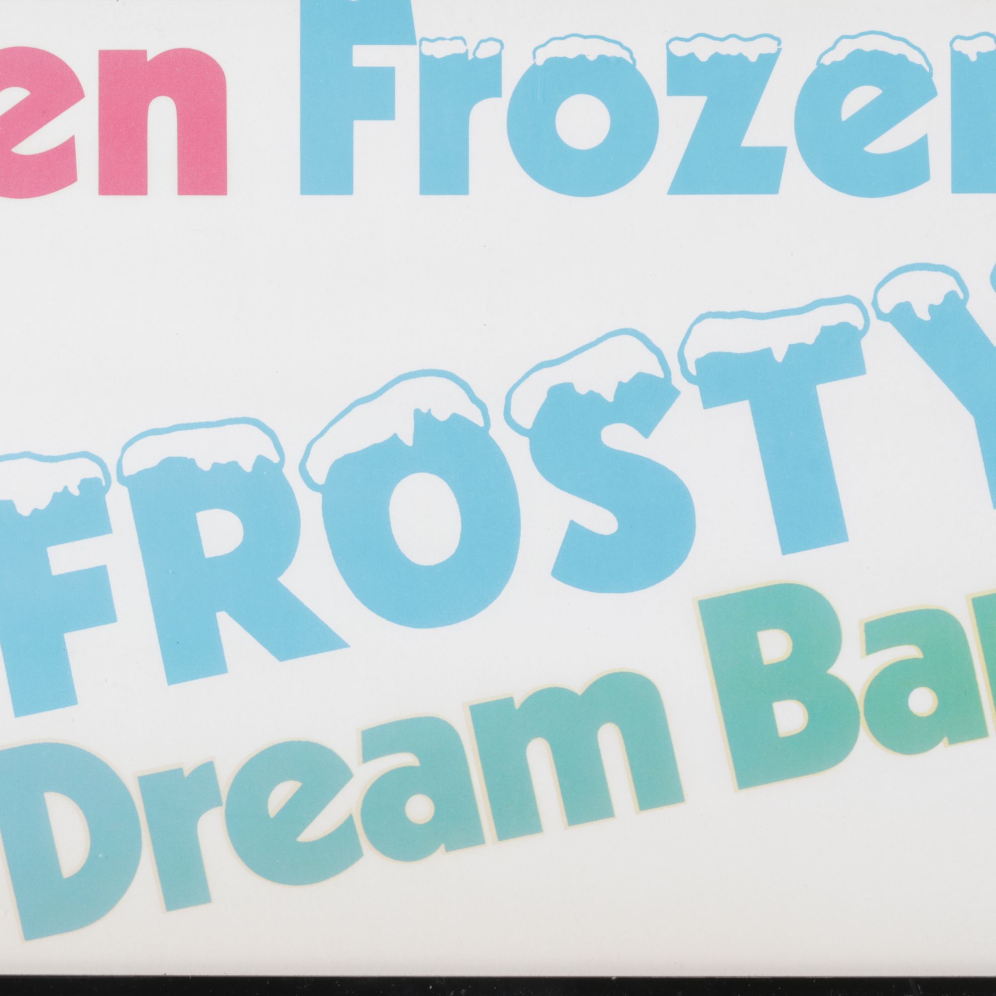 Borden's Dairy Ice Cream and Frozen Treat Display Posters