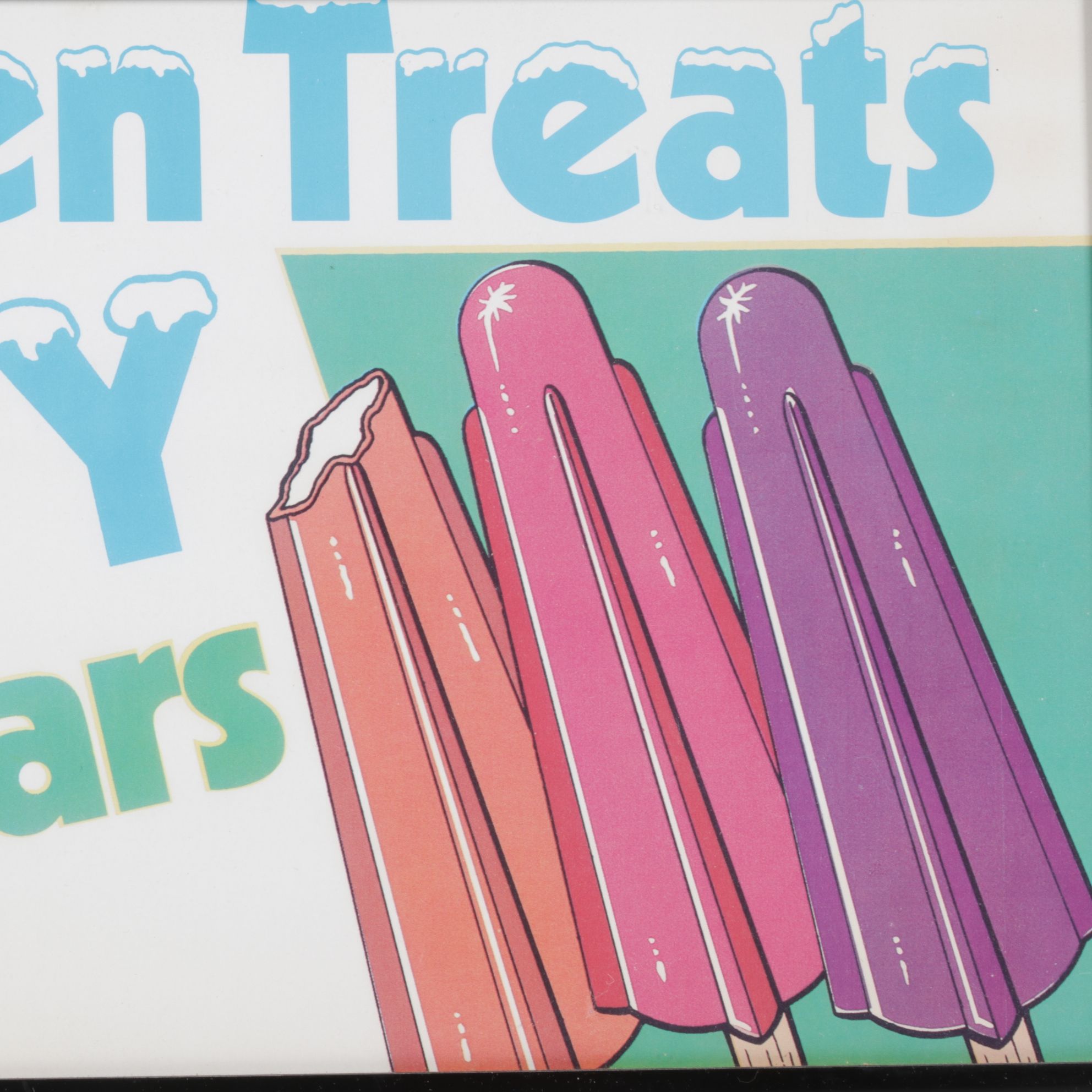 Borden's Dairy Ice Cream and Frozen Treat Display Posters