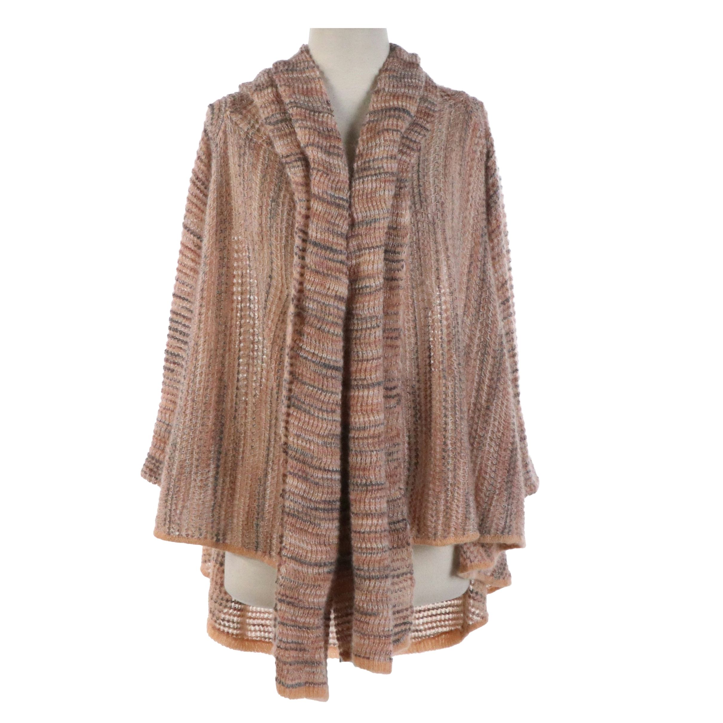 Missoni Knit Mohair Blend Draped Sweater