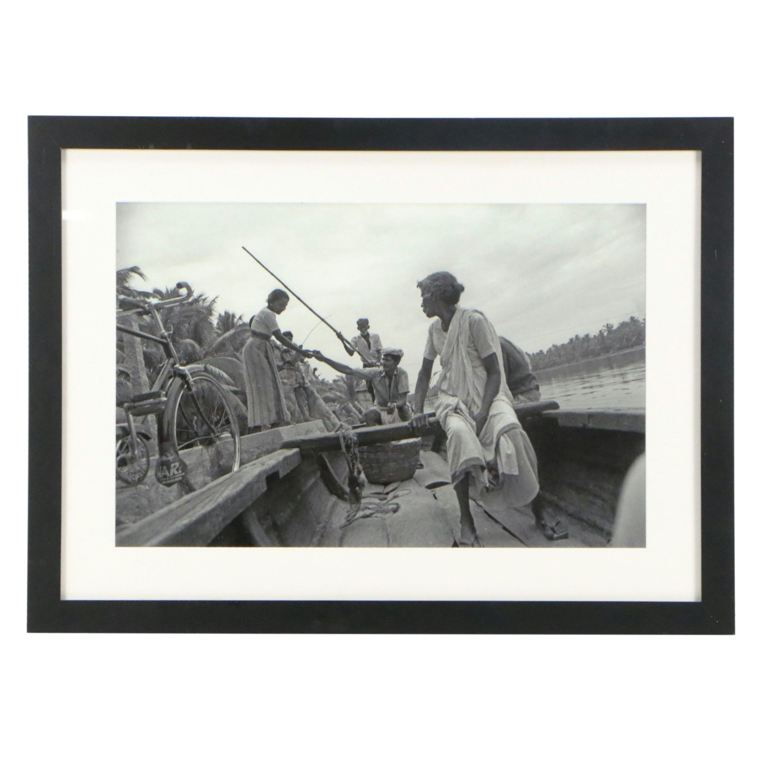 Digital Photographic Print of Asian Fishing Scene