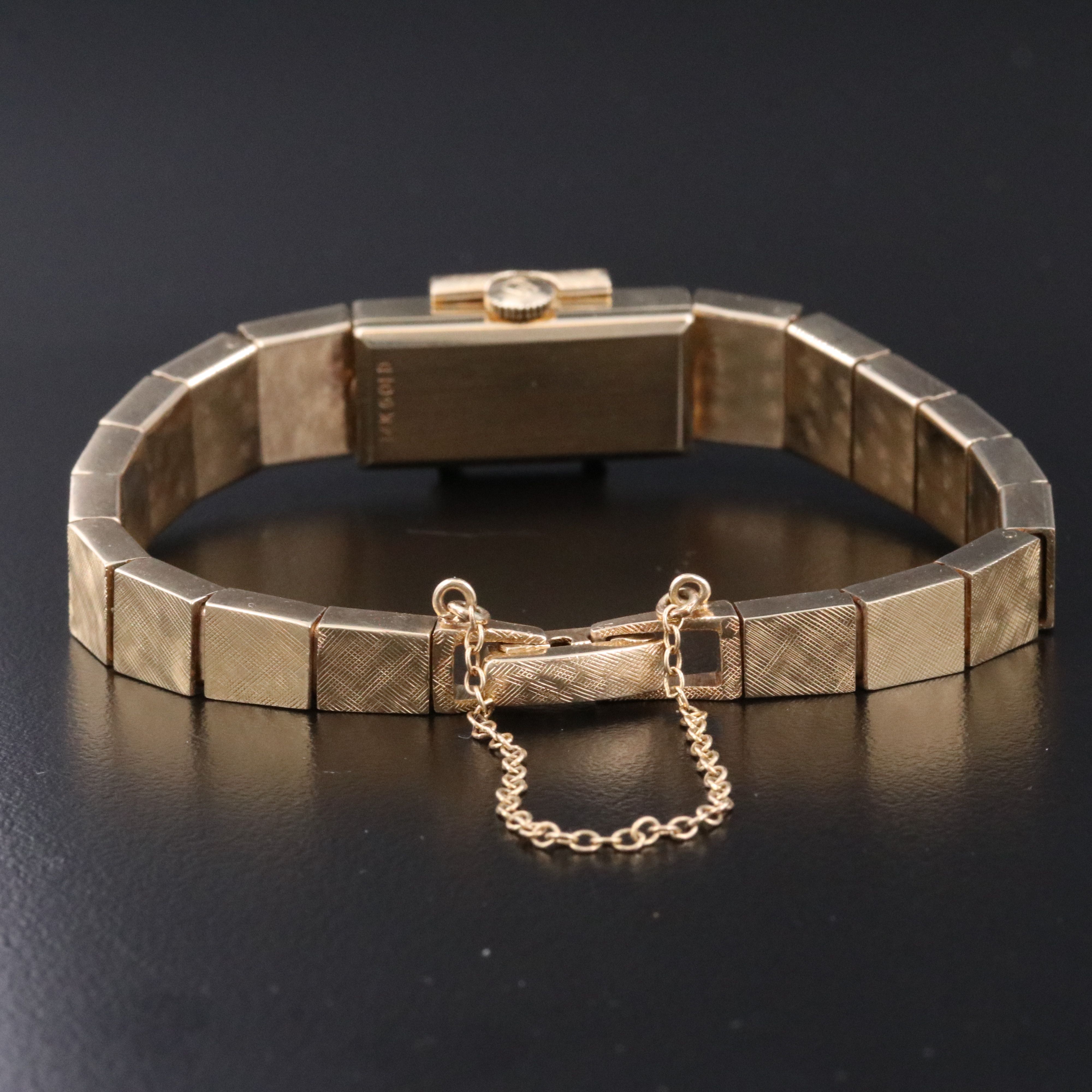 Girard Perregaux 14K Diamond Hidden Dial Mechanical Watch