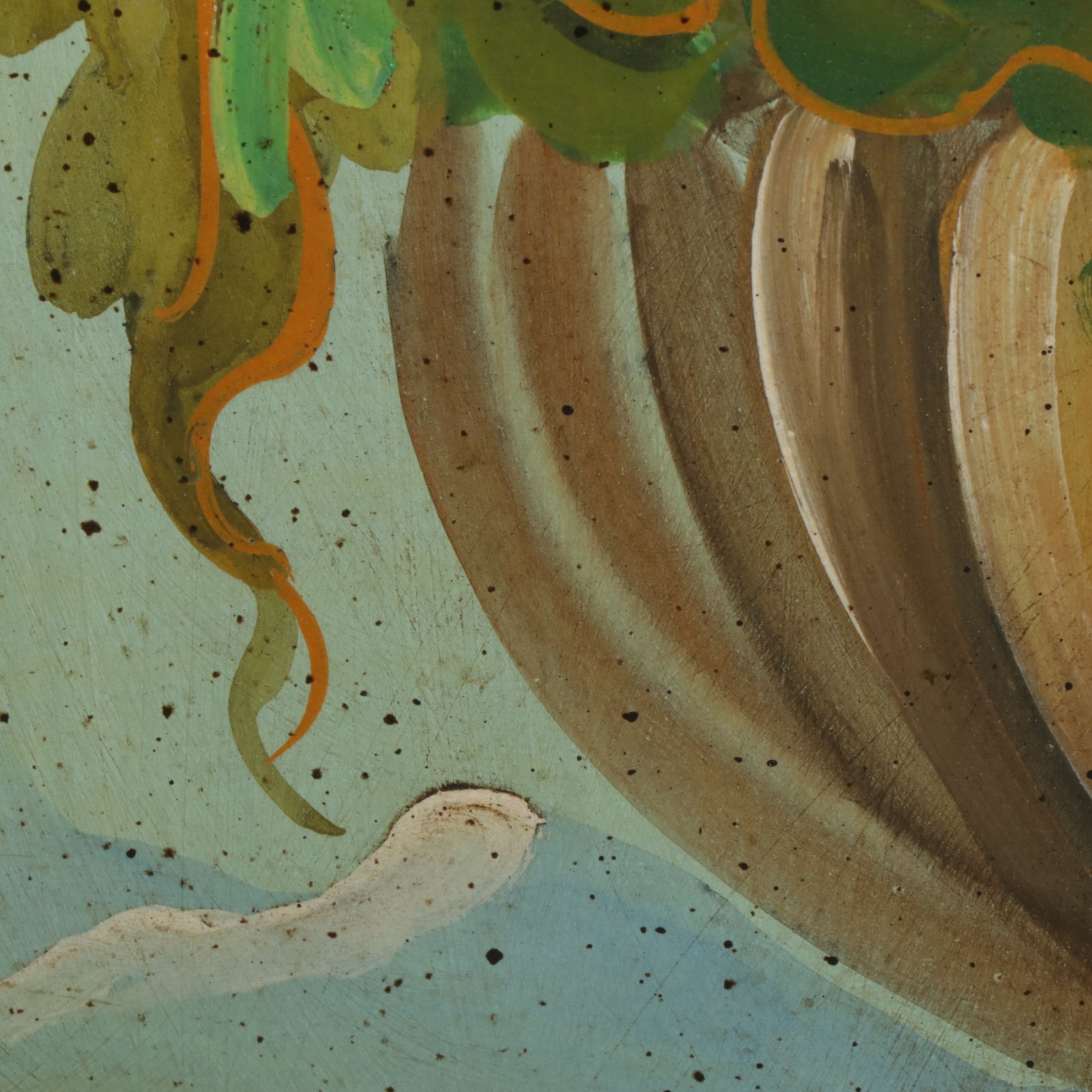 Wood Panel Acrylic Paintings Featuring Floral Still Life Motif, Mid-20th Century