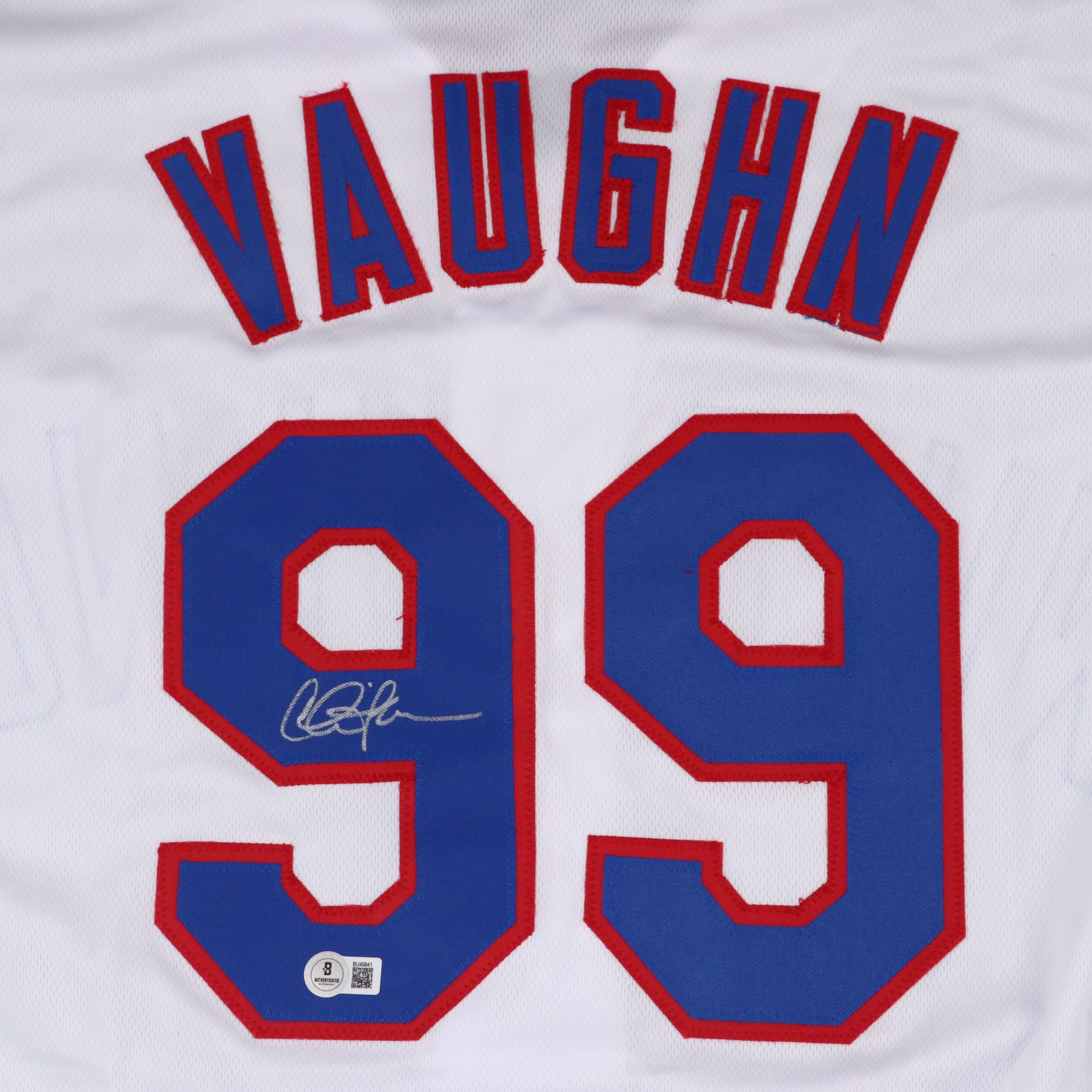 Charlie Sheen Signed "Major League: Ricky Vaughn" Baseball Jersey, Beckett