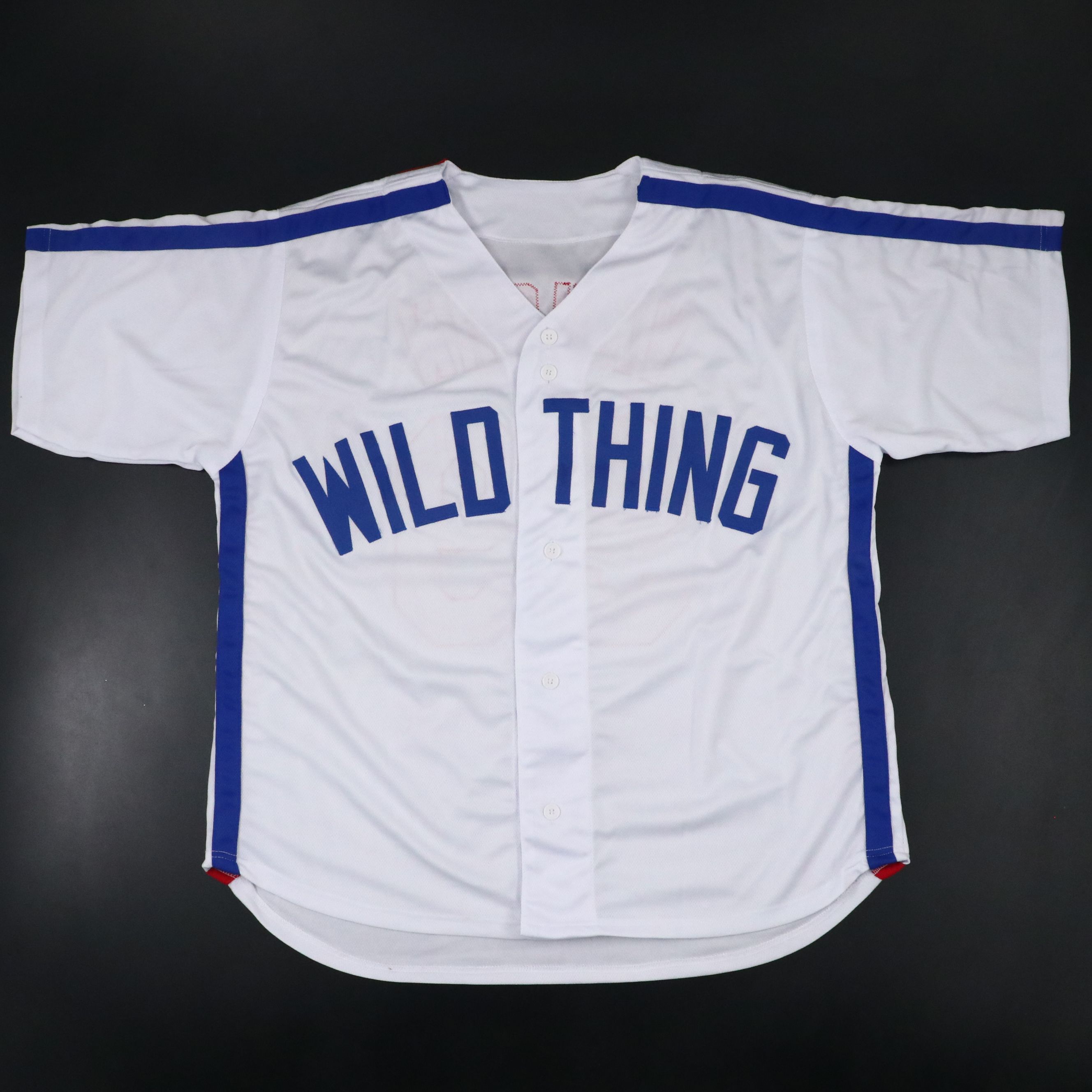 Charlie Sheen Signed "Major League: Ricky Vaughn" Baseball Jersey, Beckett