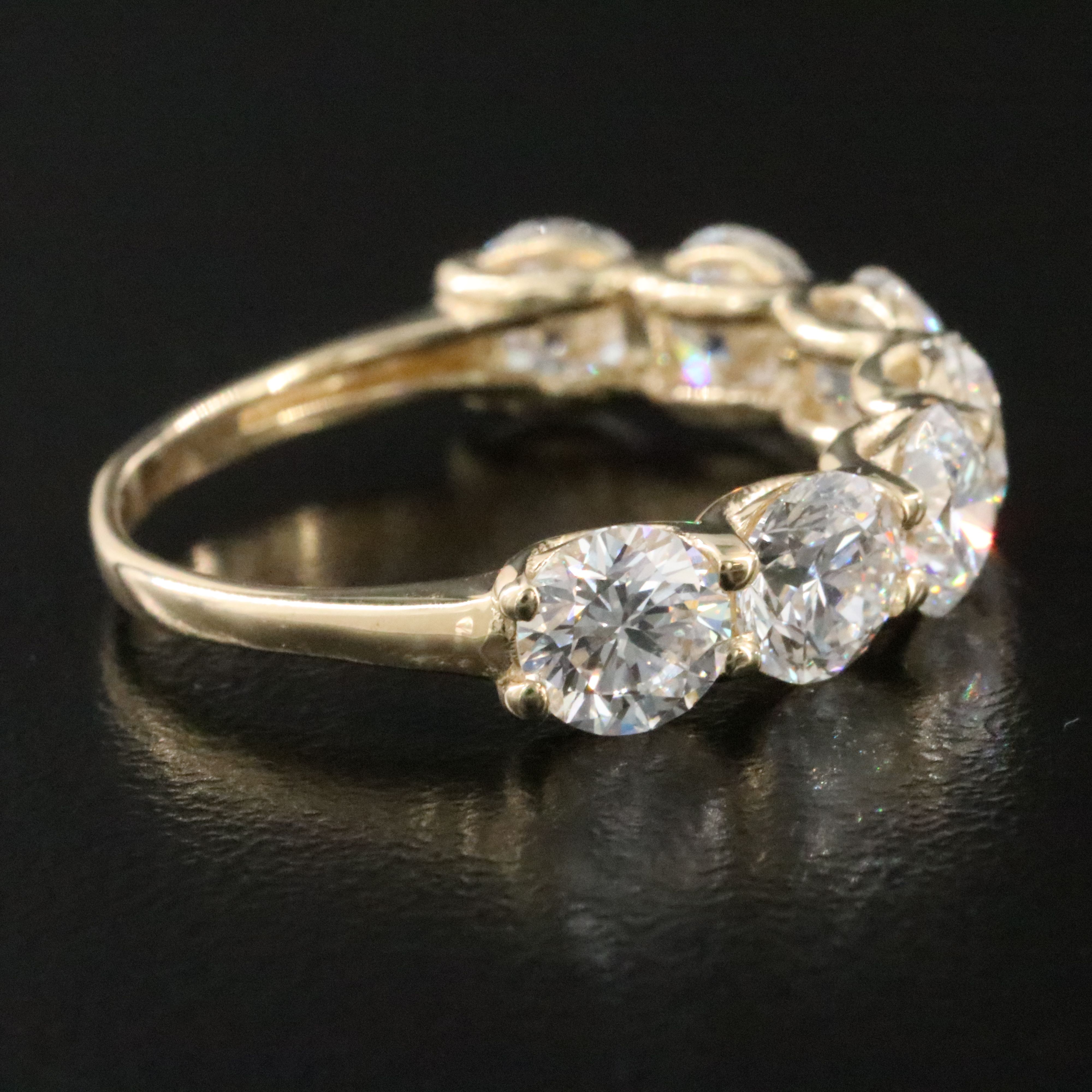14K 3.16 CTW Lab Grown Diamond Ring