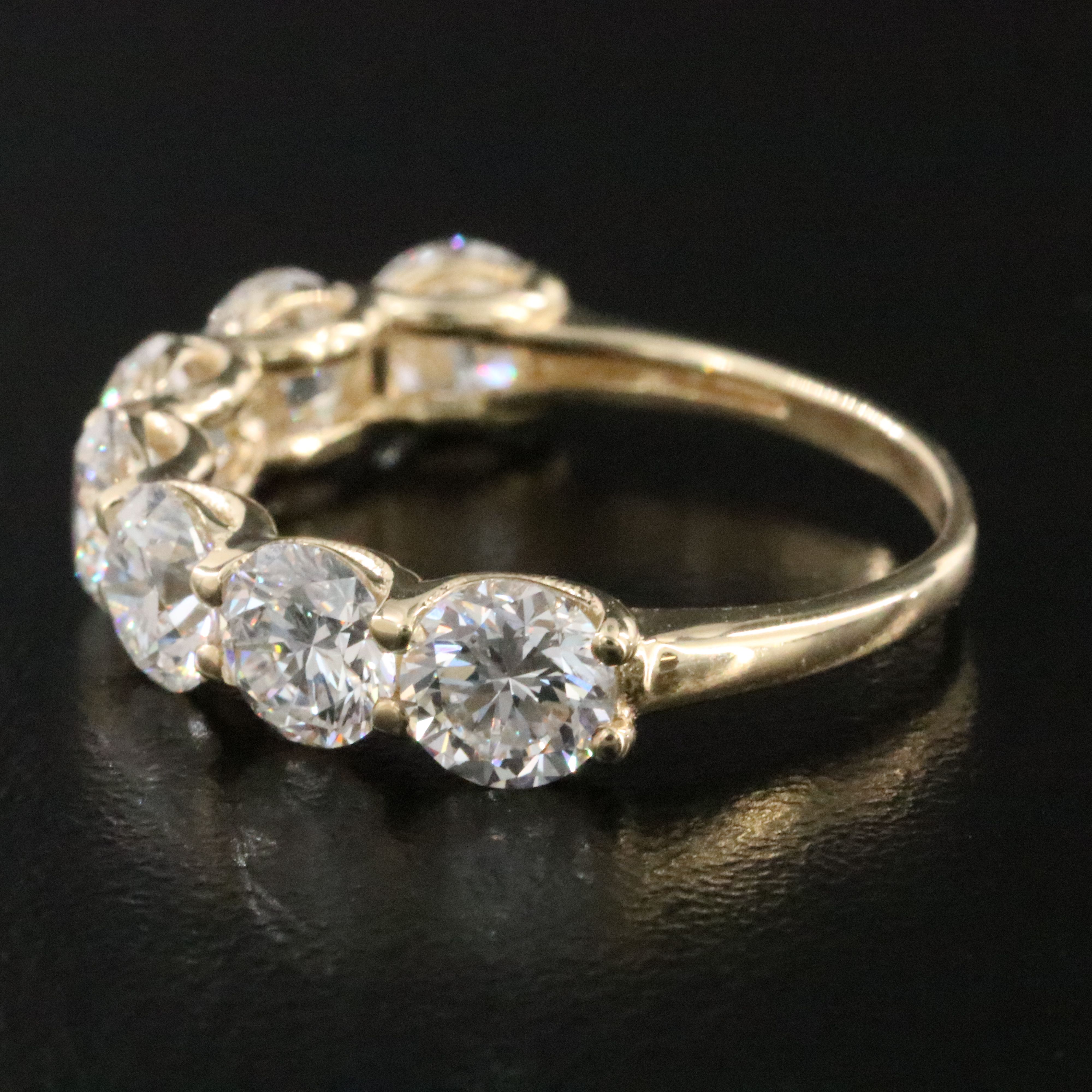 14K 3.16 CTW Lab Grown Diamond Ring