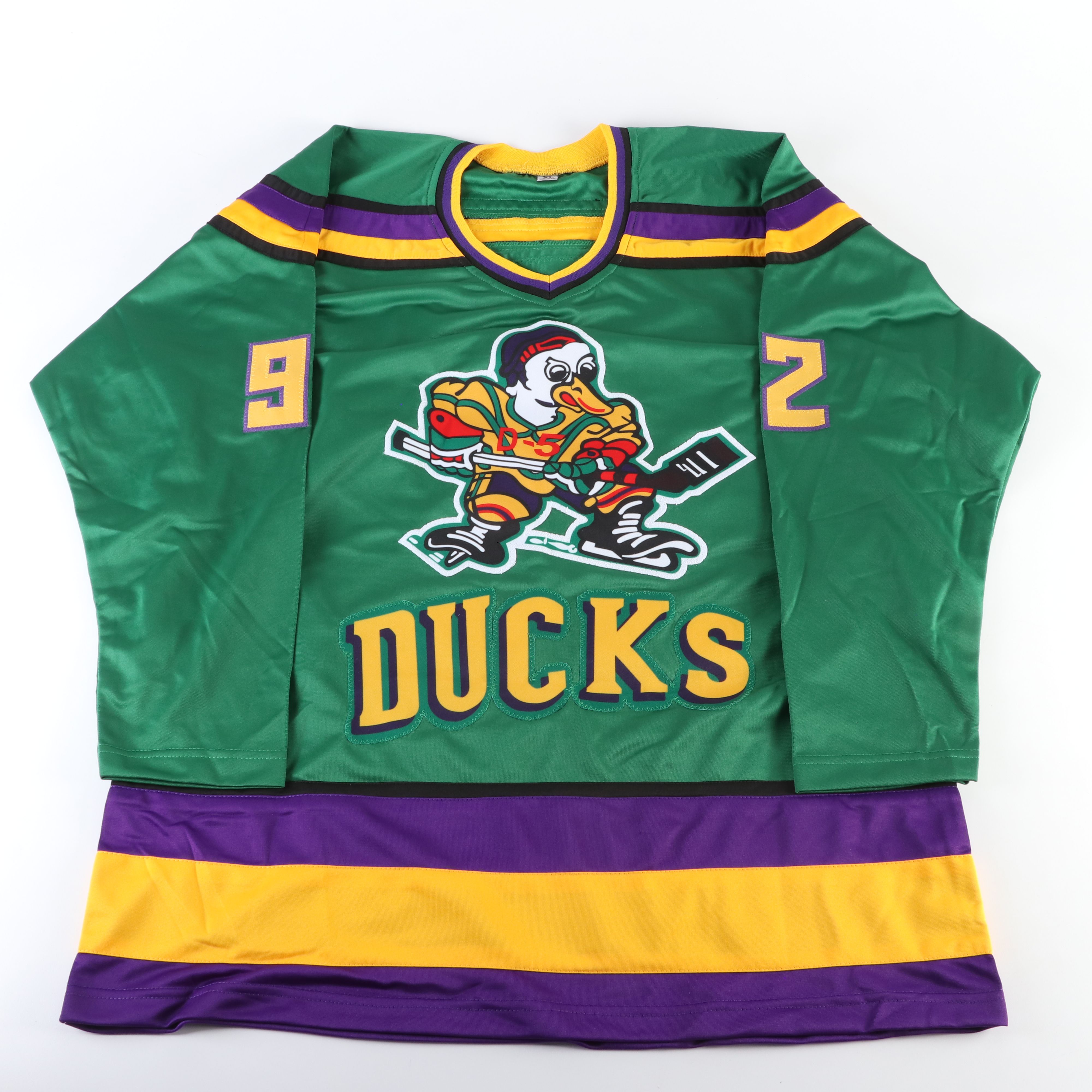 "The Mighty Ducks"  Cast Signed Hockey Jersey, Beckett