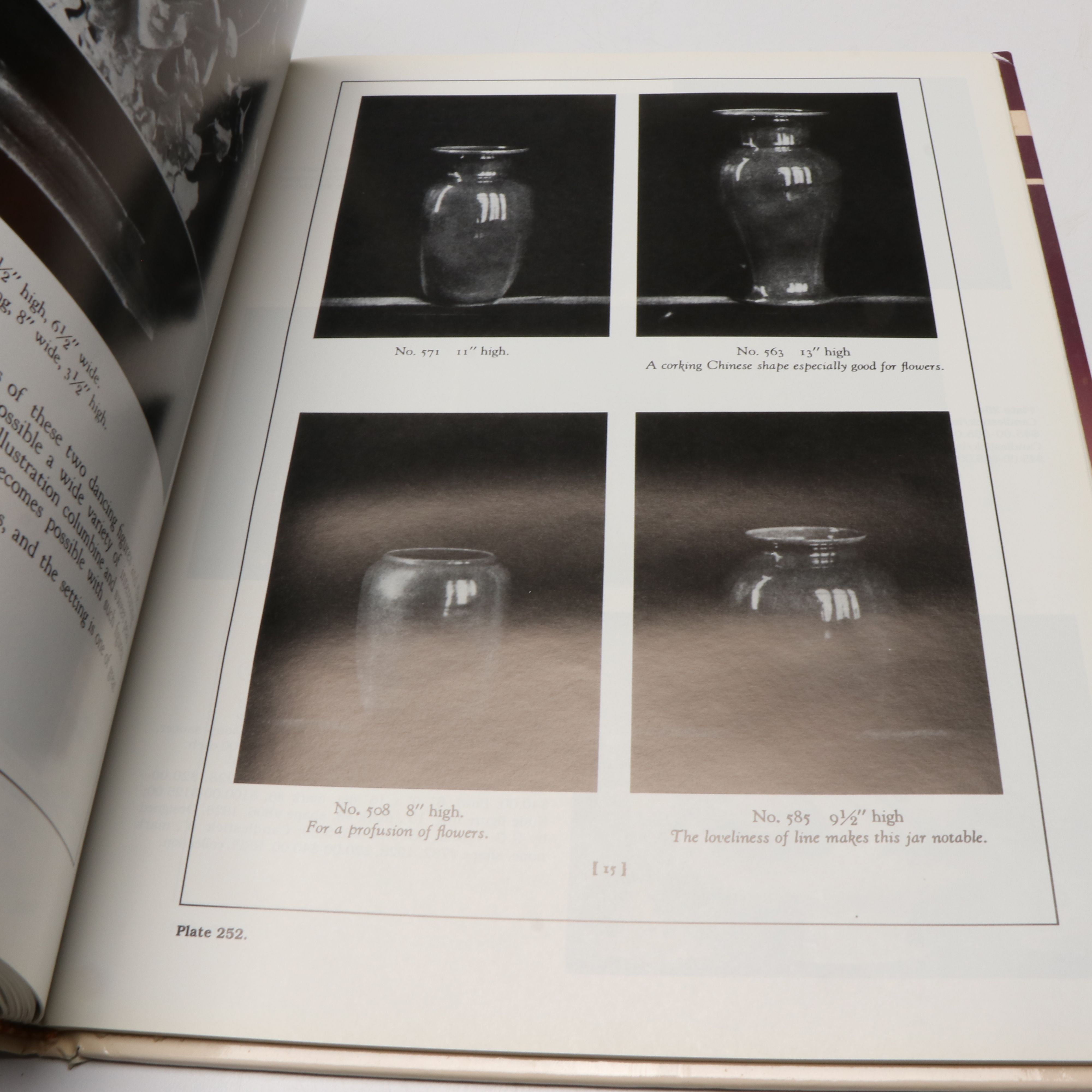 Ohio Made Cowan "Oriental Red" Vase with Cowan Pottery Collectors Book