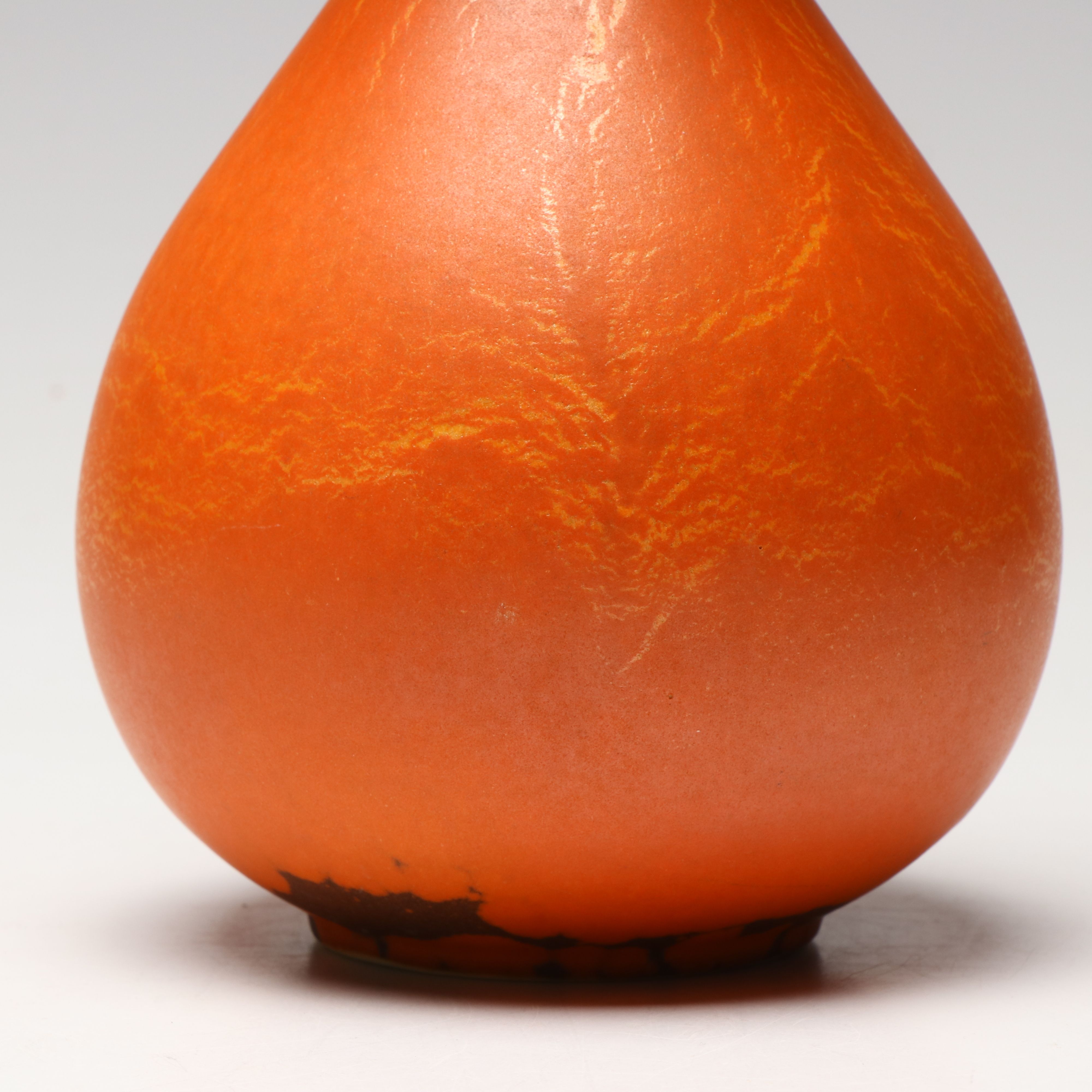 Ohio Made Cowan "Oriental Red" Vase with Cowan Pottery Collectors Book