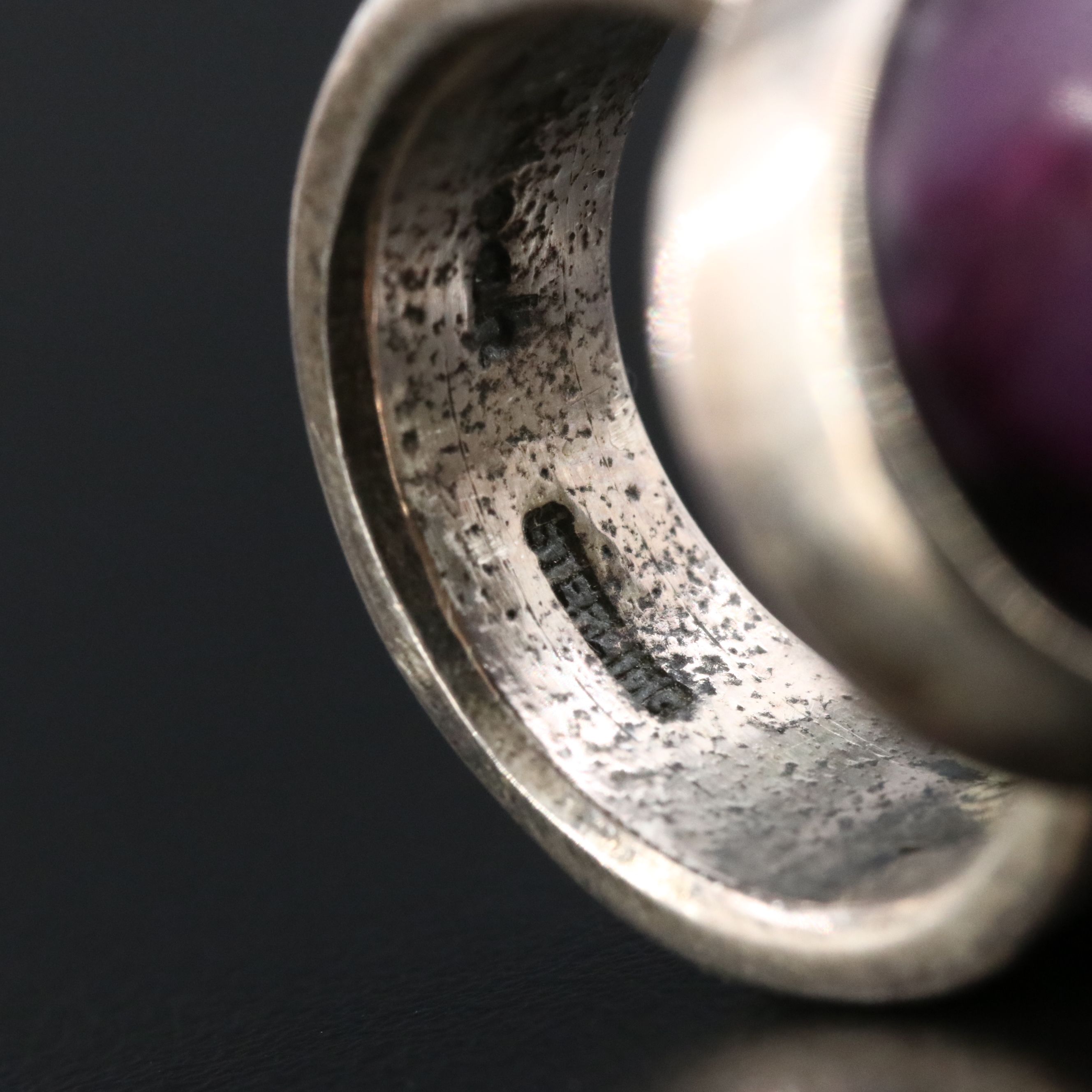 Noah Pfeffer Sterling Sugilite Ring