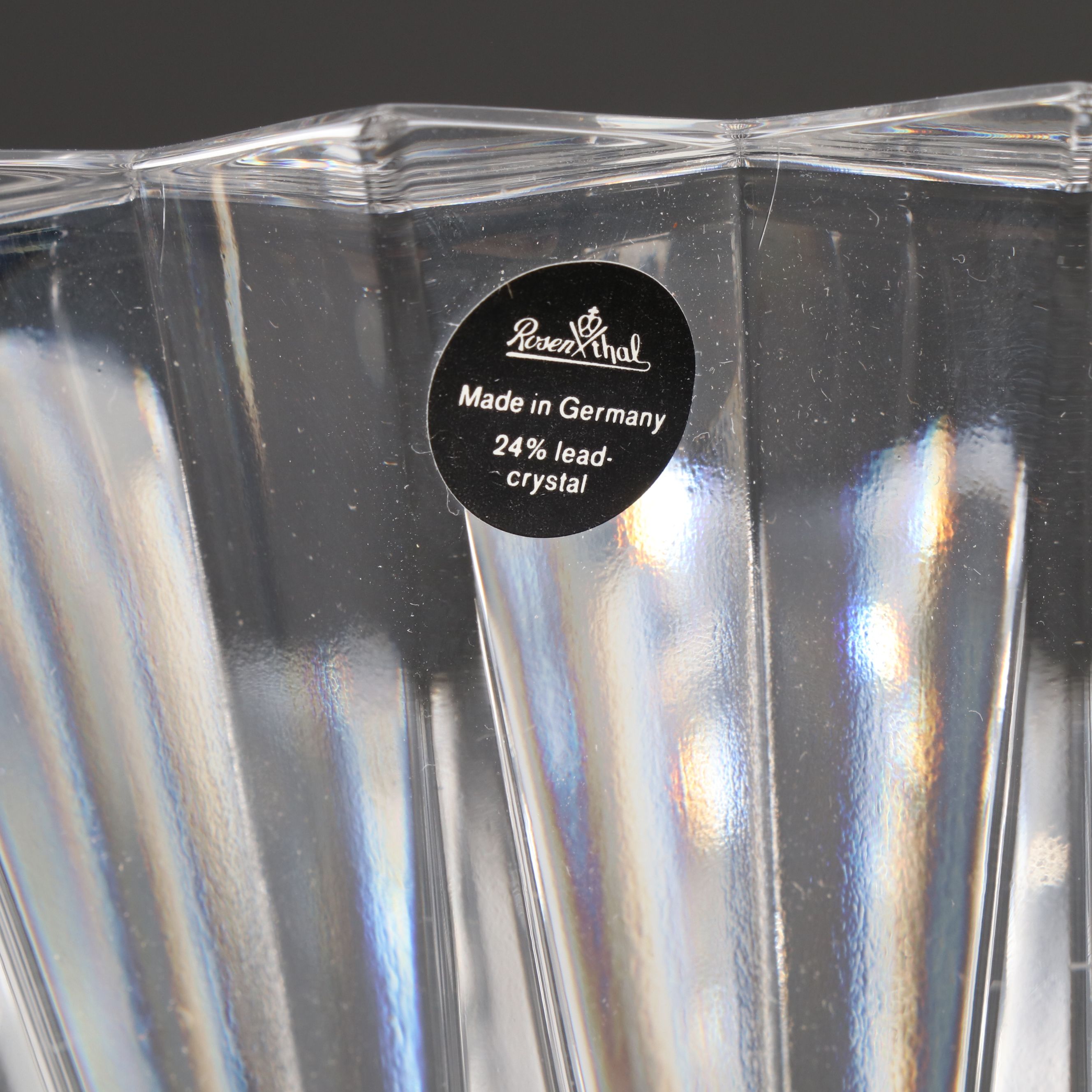 Rosenthal "Blossom" Crystal Centerpiece Bowl