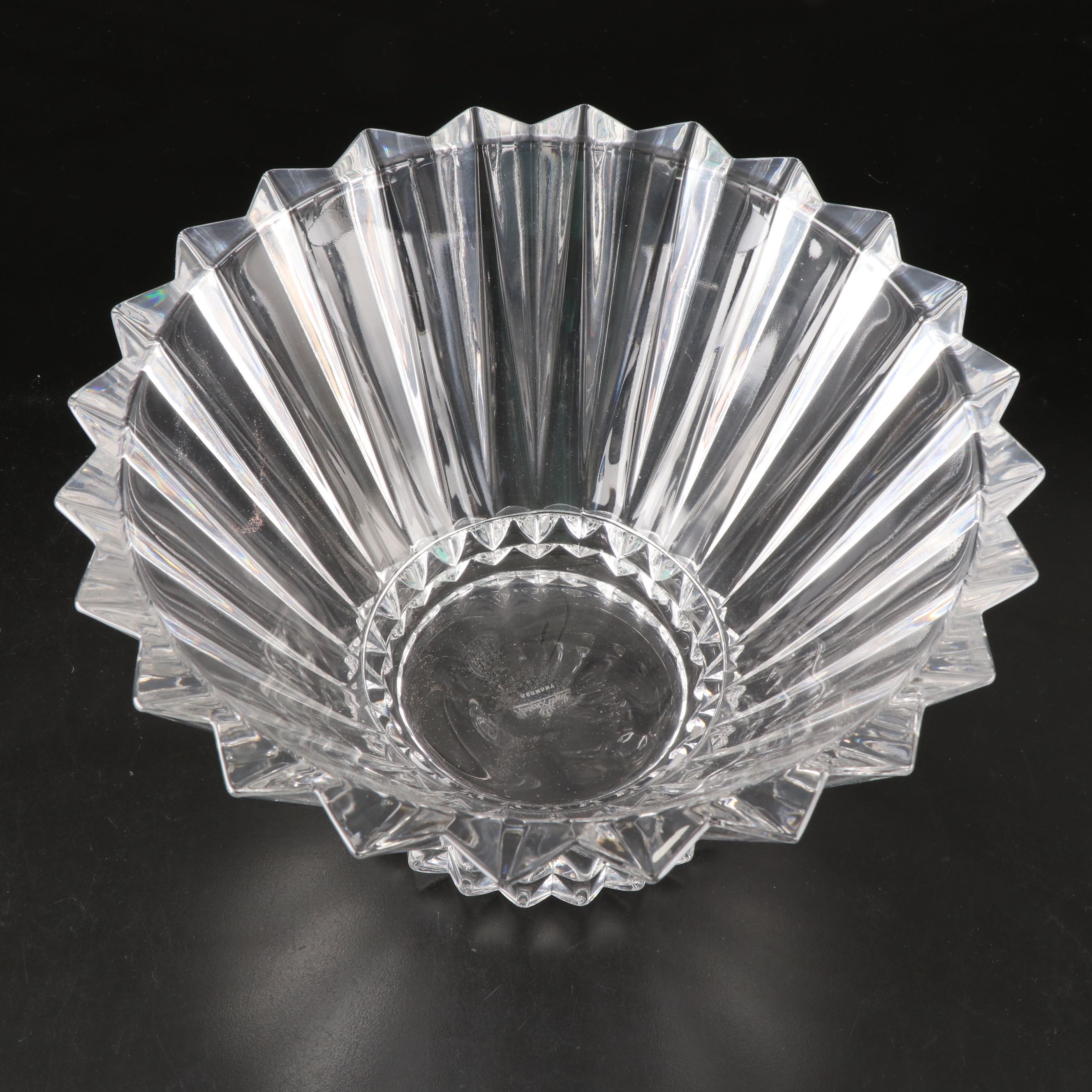 Rosenthal "Blossom" Crystal Centerpiece Bowl