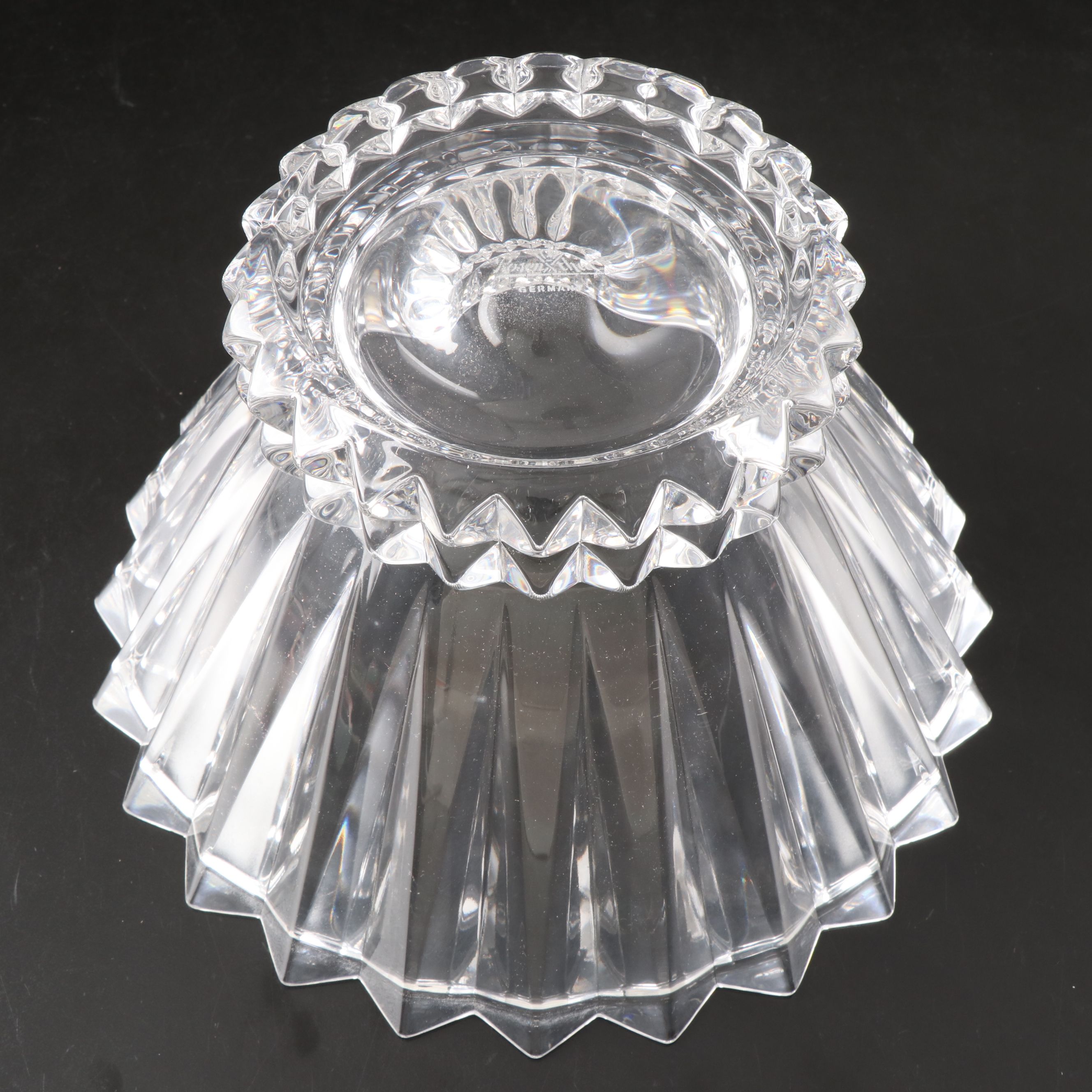 Rosenthal "Blossom" Crystal Centerpiece Bowl