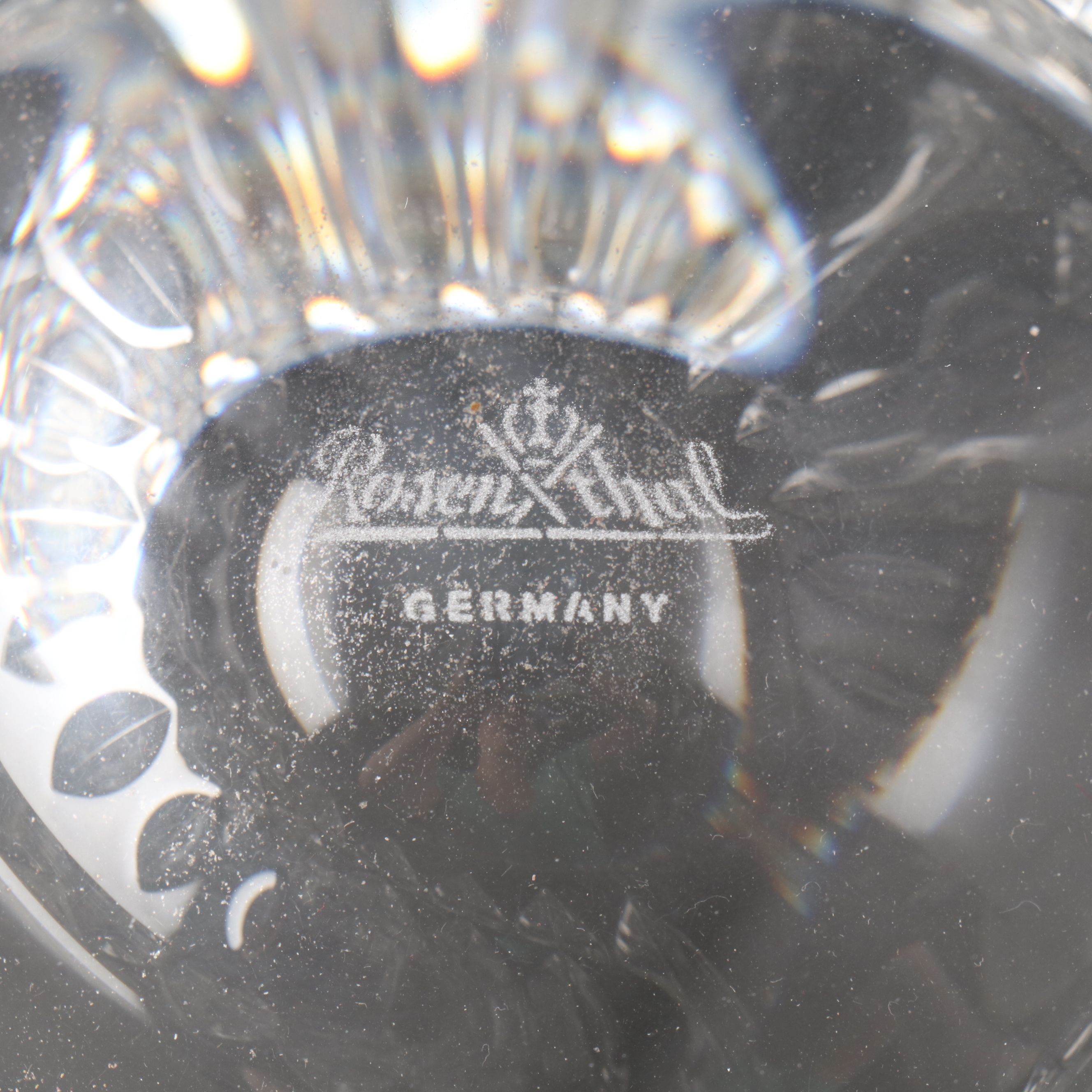 Rosenthal "Blossom" Crystal Centerpiece Bowl