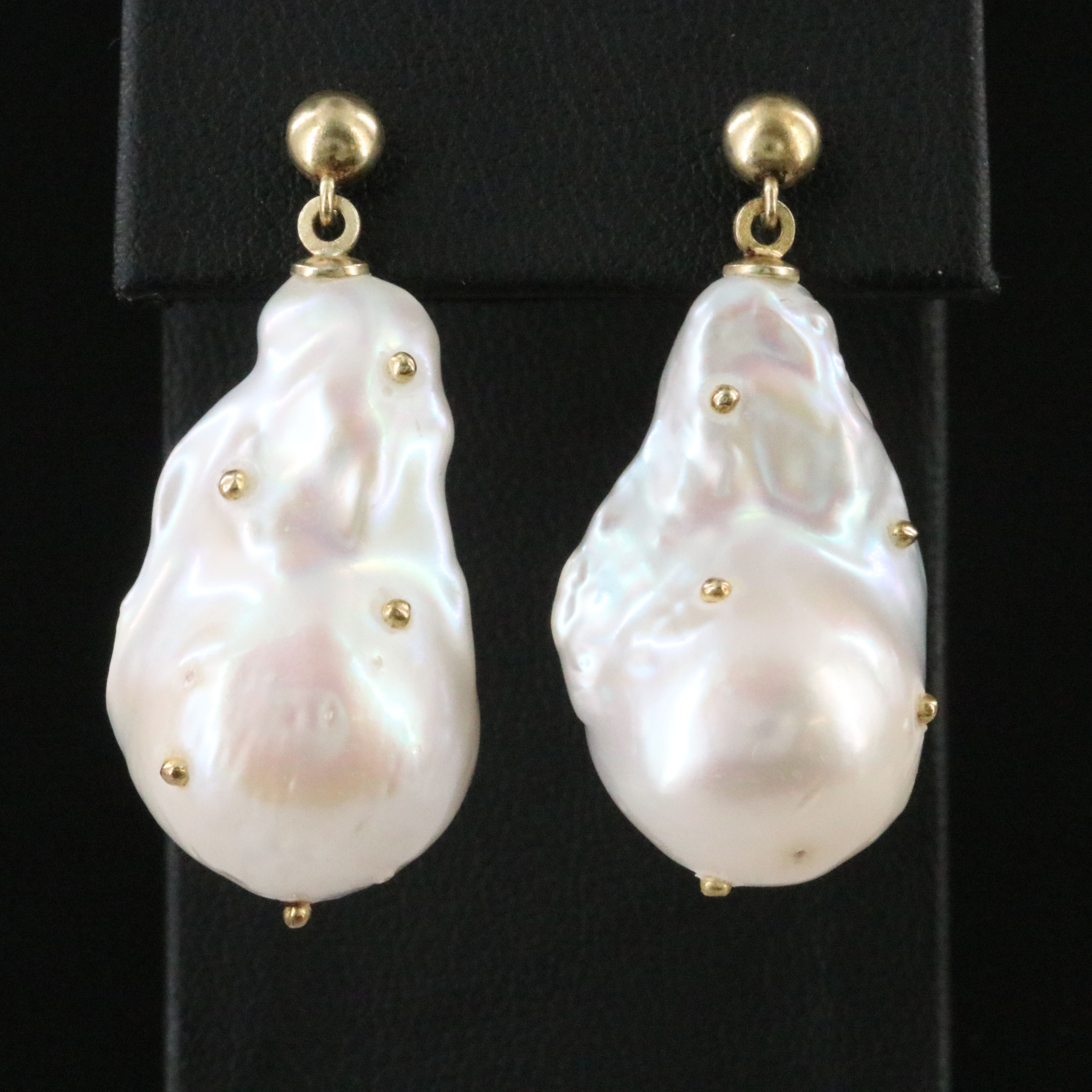 Gold-Filled Pearl Drop Earrings