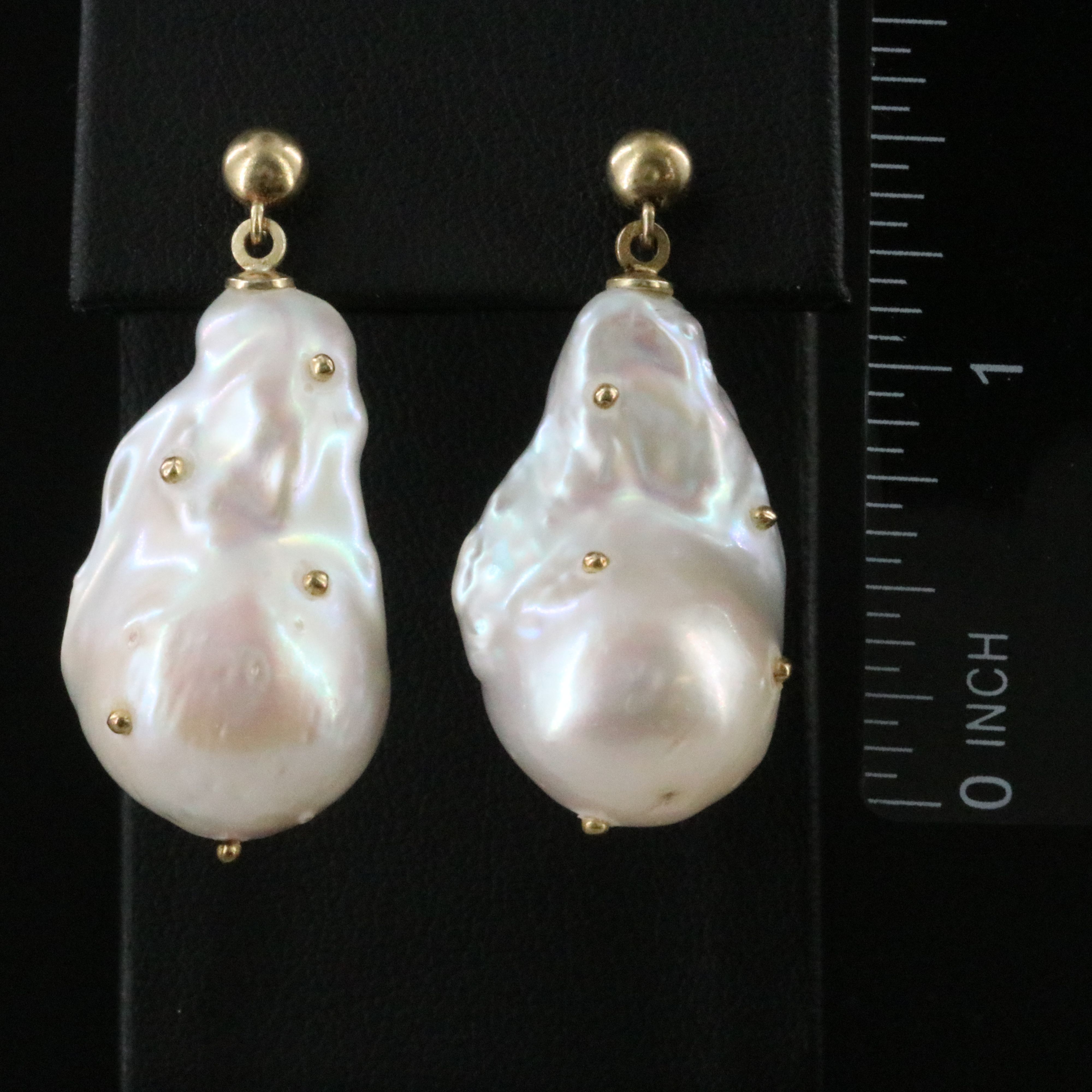 Gold-Filled Pearl Drop Earrings