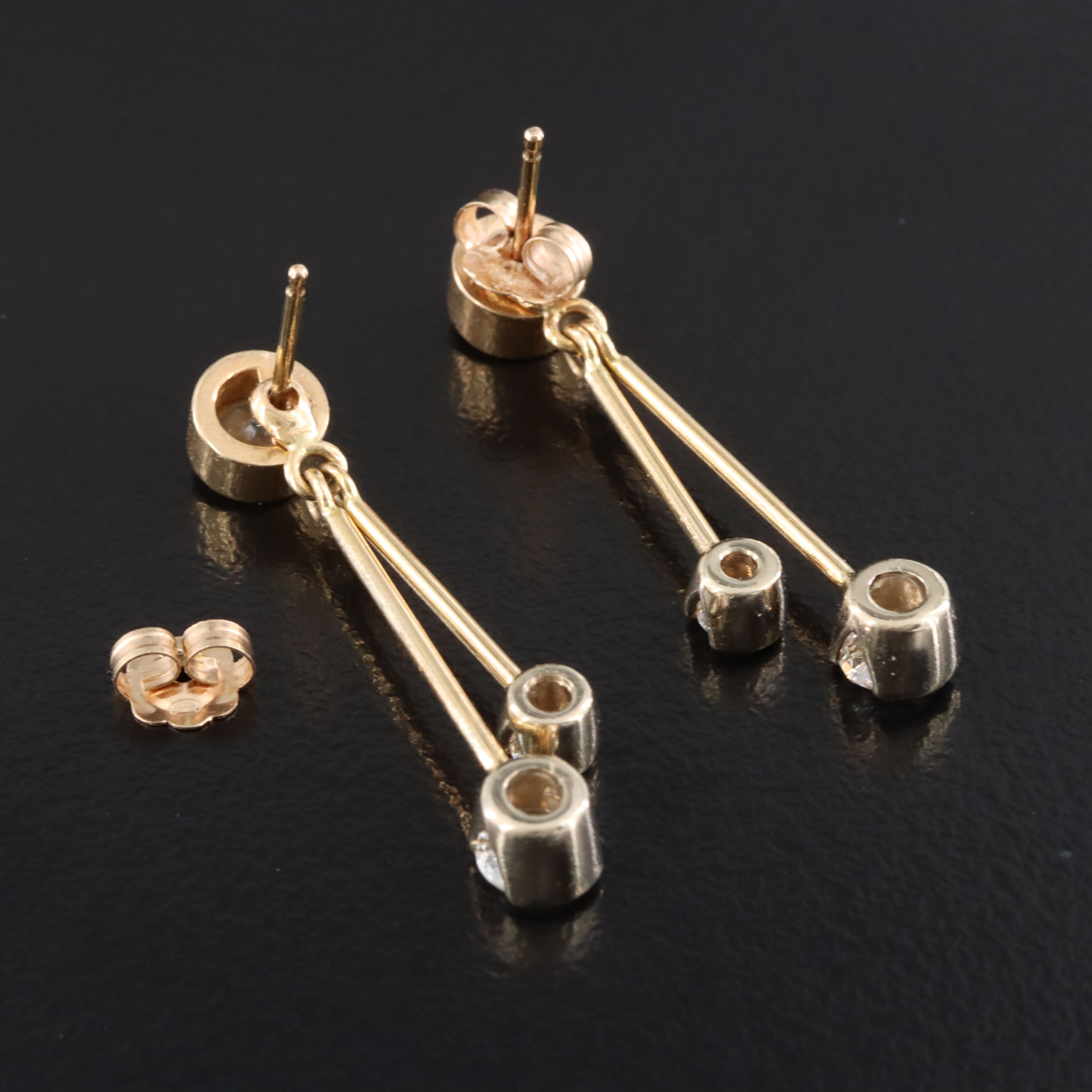 14K 1.38 CTW Diamond Stud Earrings and Enhancers