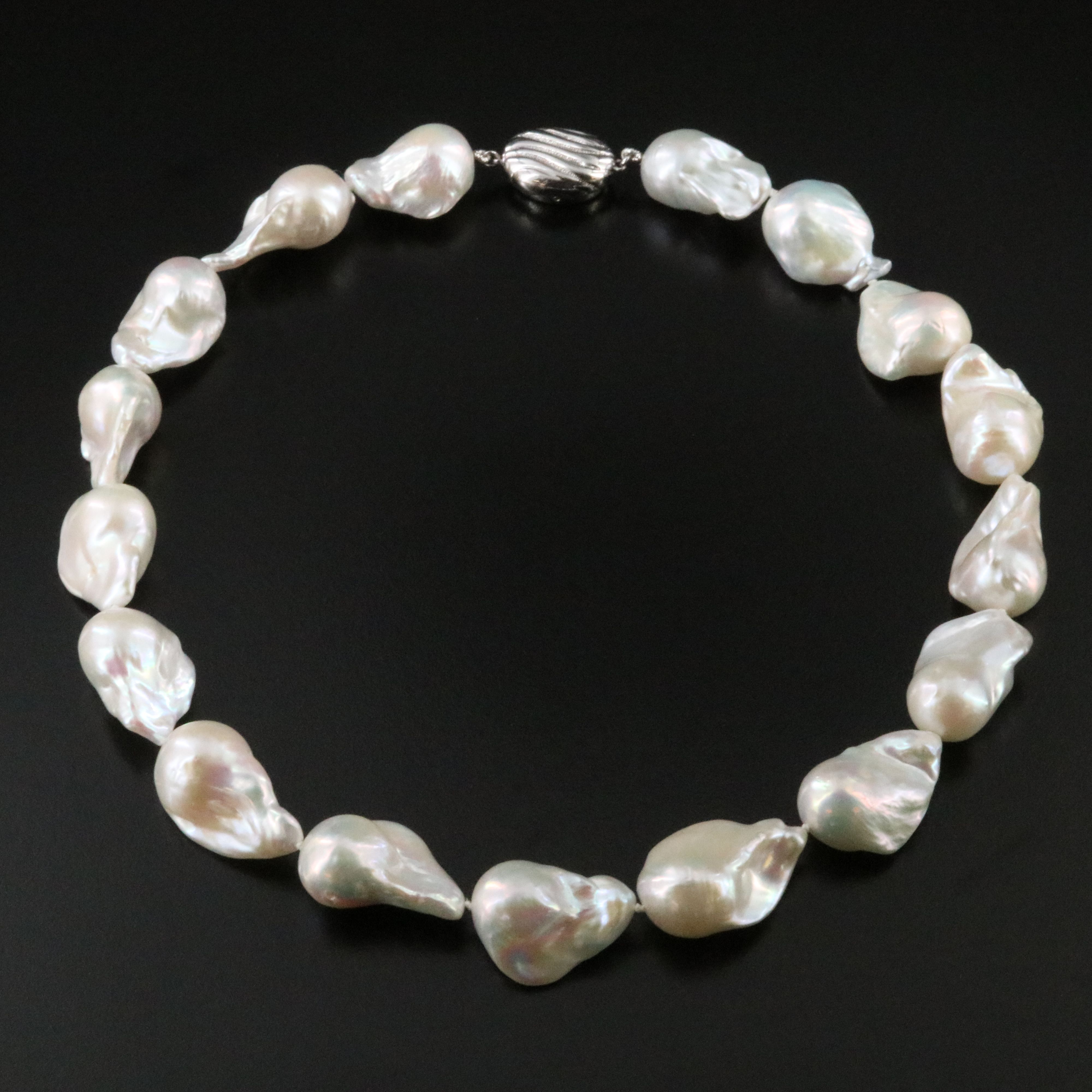 Sterling Pearl Necklace