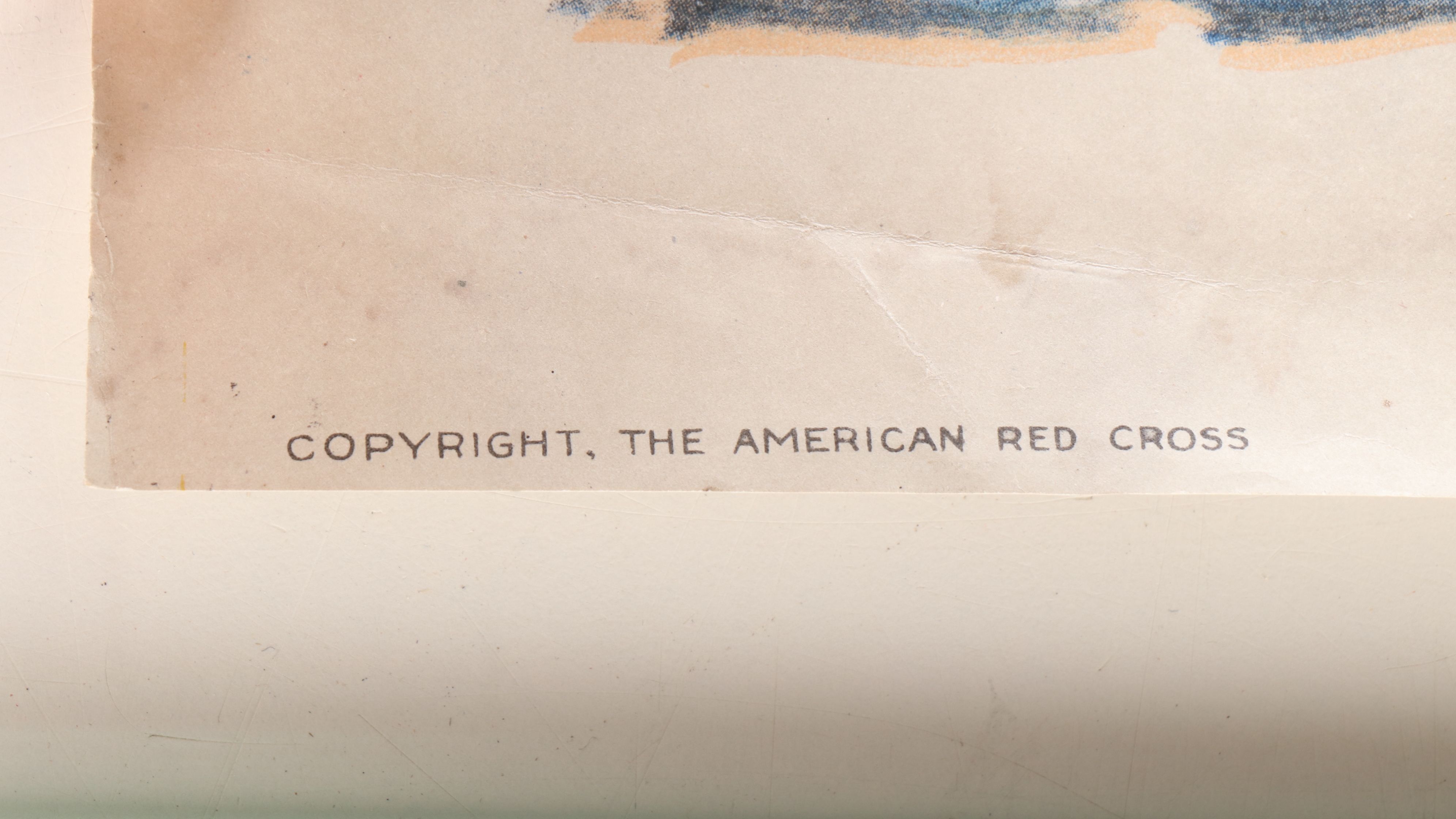 Antique World War I Era American Red Cross Lithograph Posters