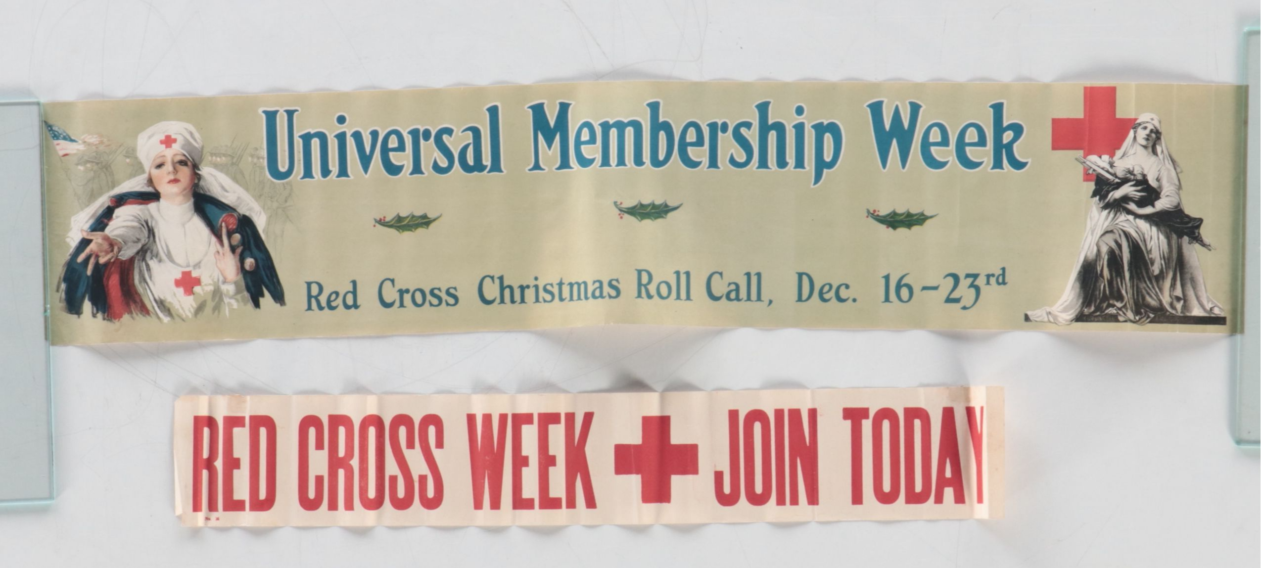 Antique World War I Era American Red Cross Lithograph Posters