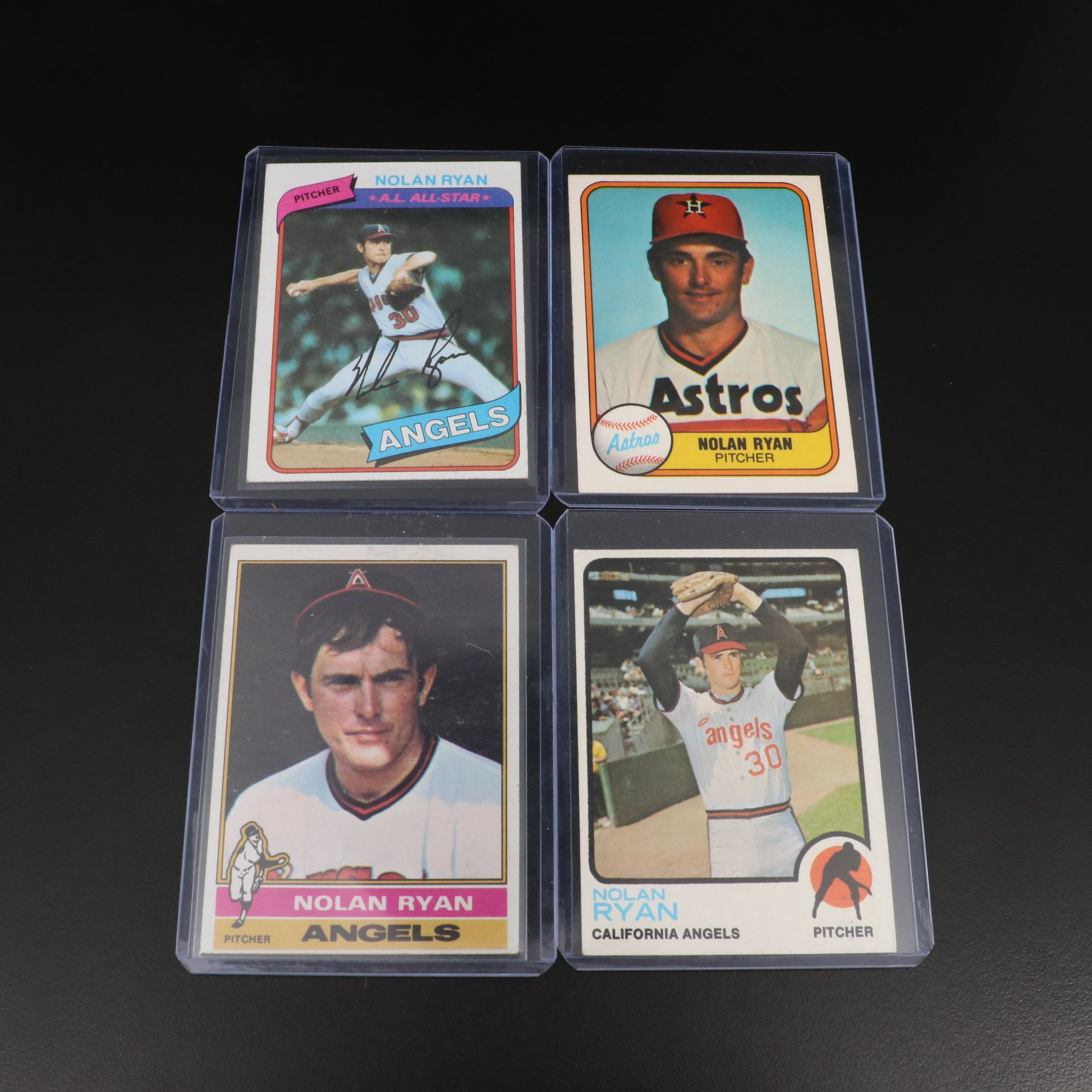 Topps and Fleer Nolan Ryan Baseball Cards, 1970s-1980s