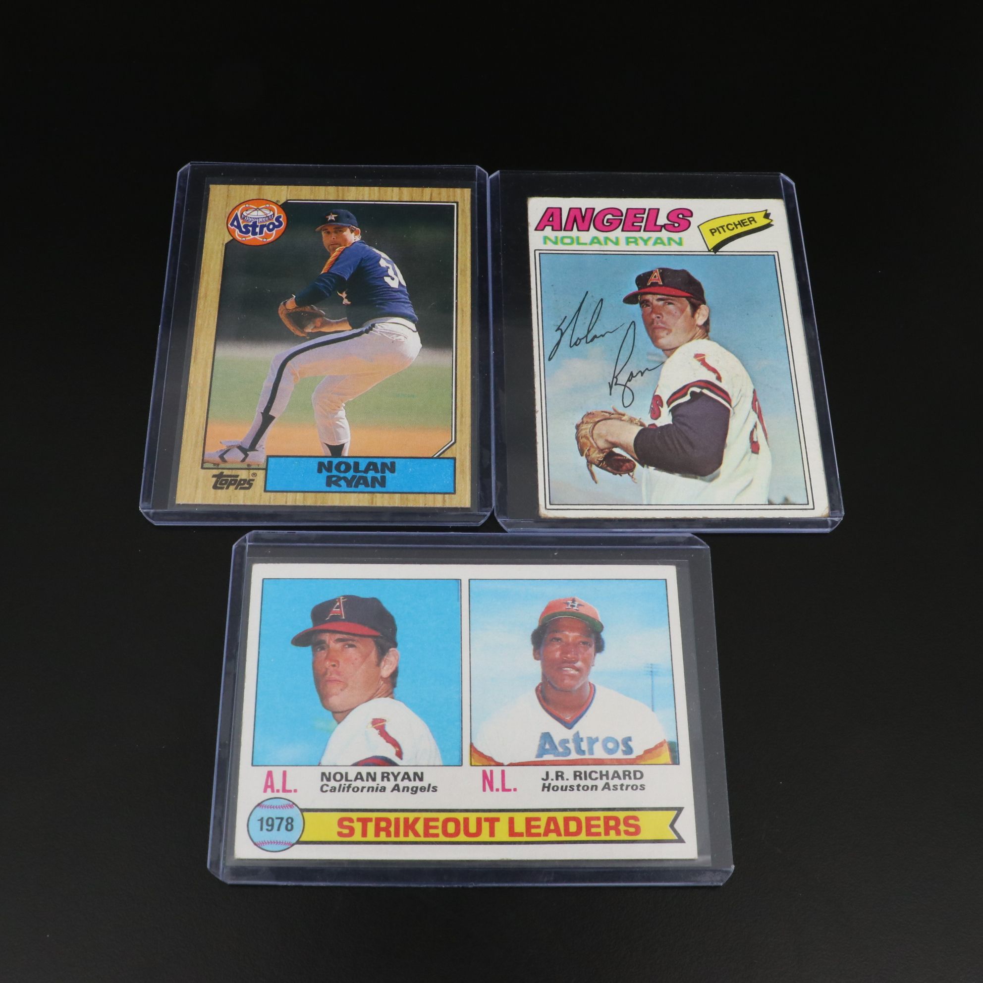 Topps and Fleer Nolan Ryan Baseball Cards, 1970s-1980s