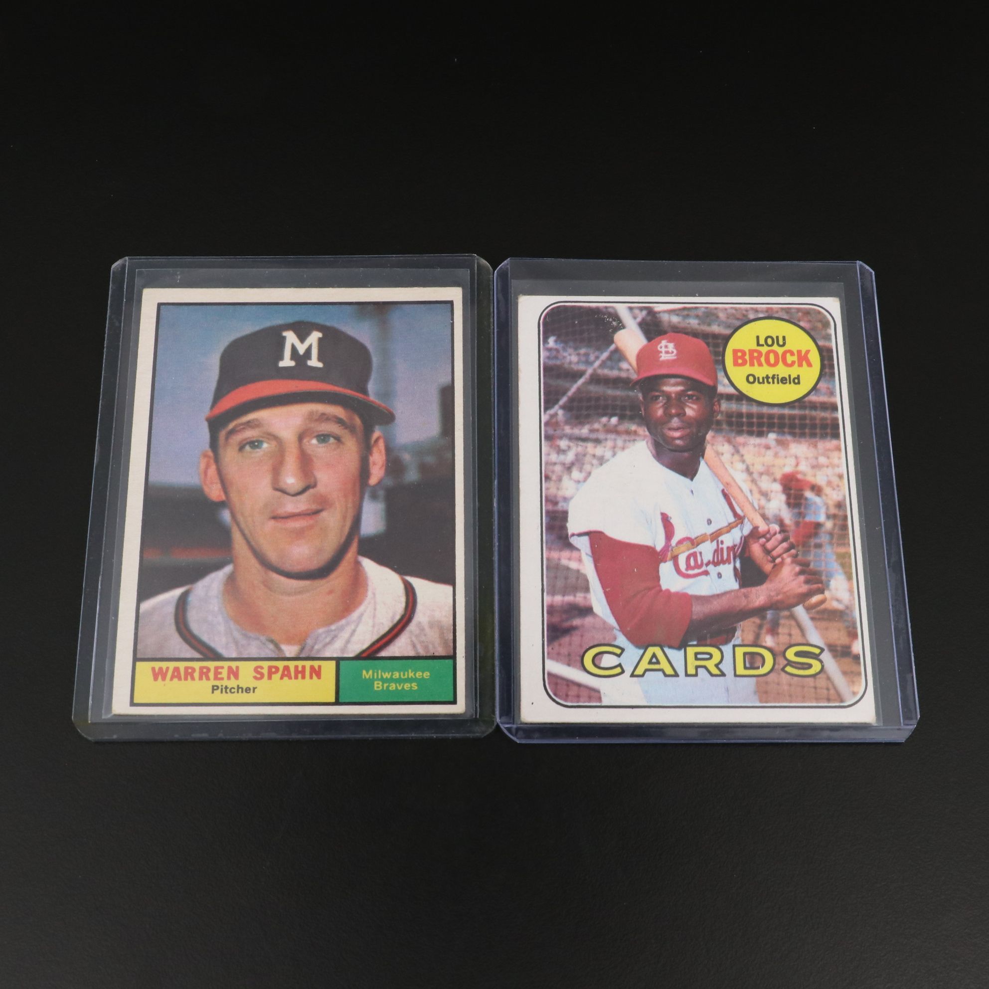 Topps Baseball Cards Featuring Roger Maris, Bob Gibson, and More, 1959-1969