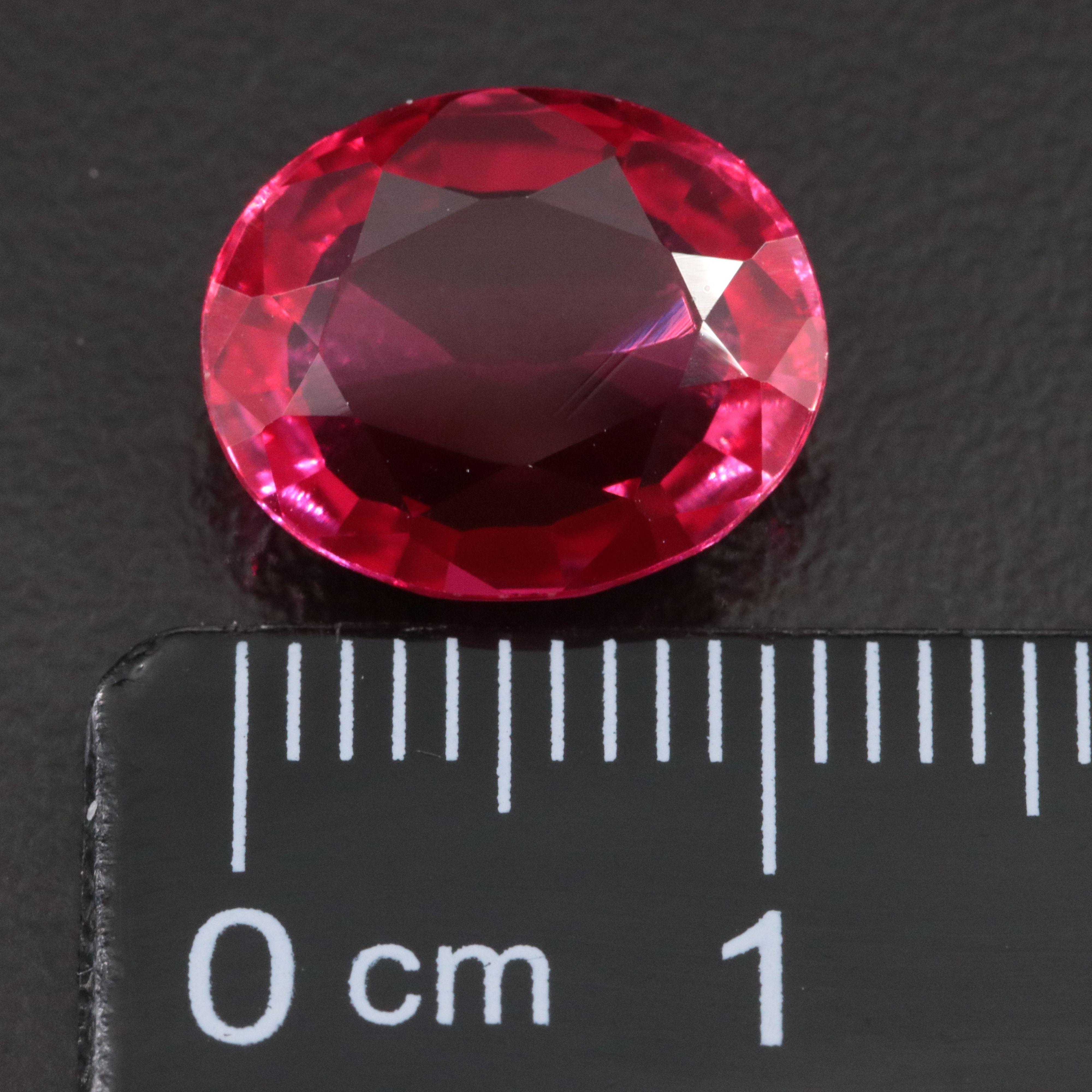 Loose 5.66 CT Lab Grown Ruby