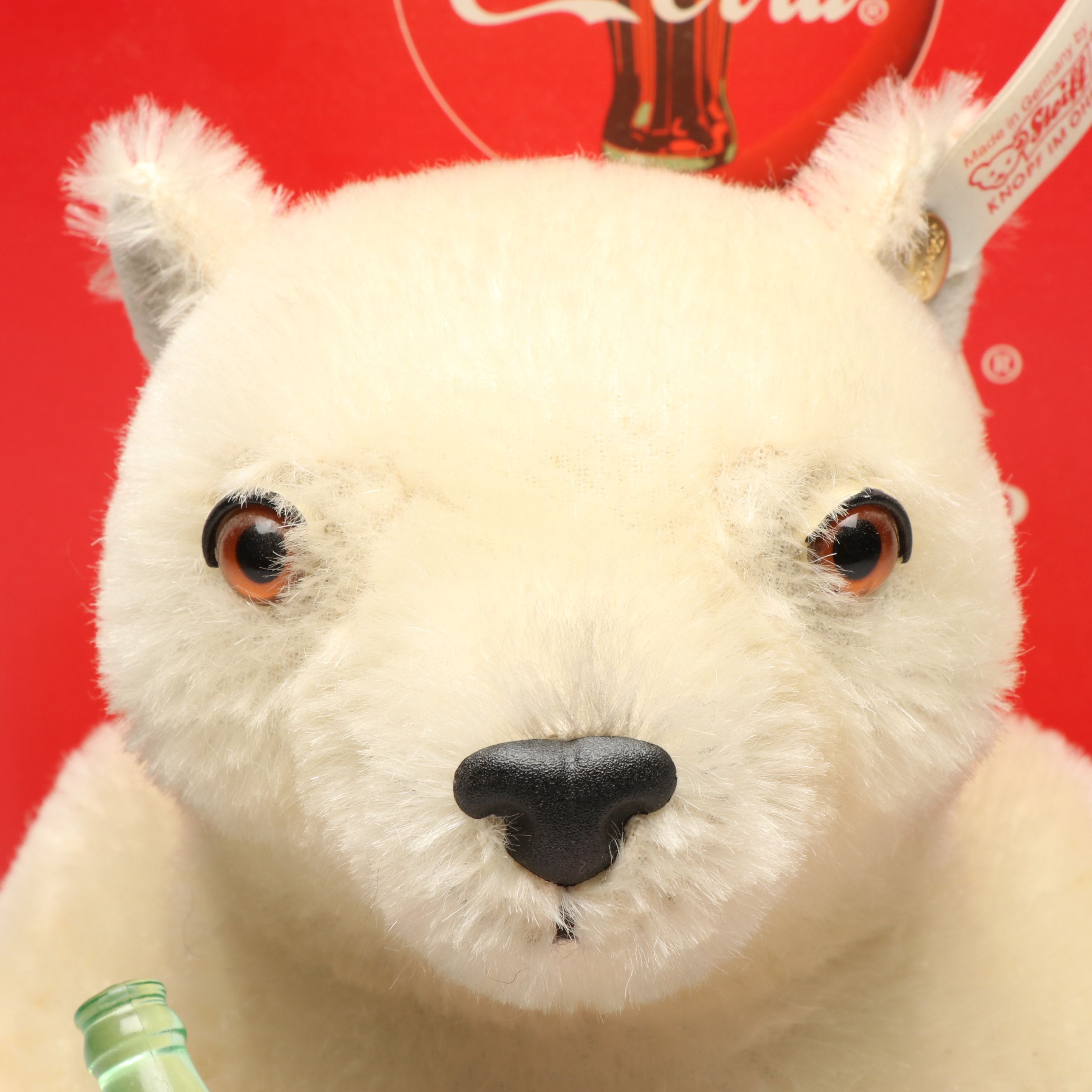 Steiff "Coca-Cola Polar Bear Cub" Limited Edition Stuffed Toy, 2000