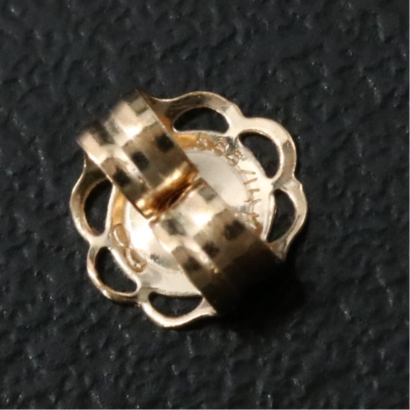 14K Tiger's Eye "Good Fortune" Drop Earrings