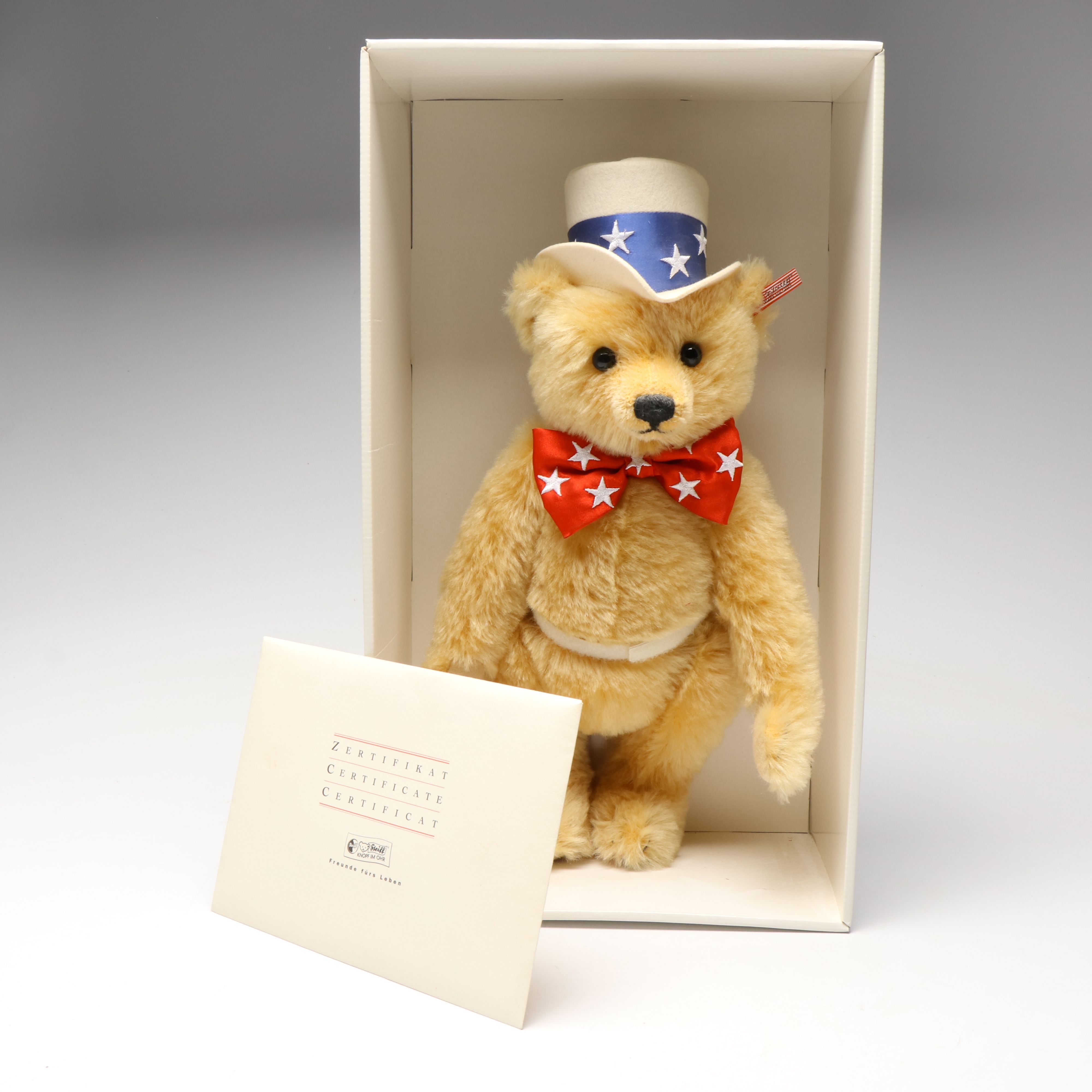 Steiff "The First American Teddy" Blonde Limited Edition Teddy Bear, 2003