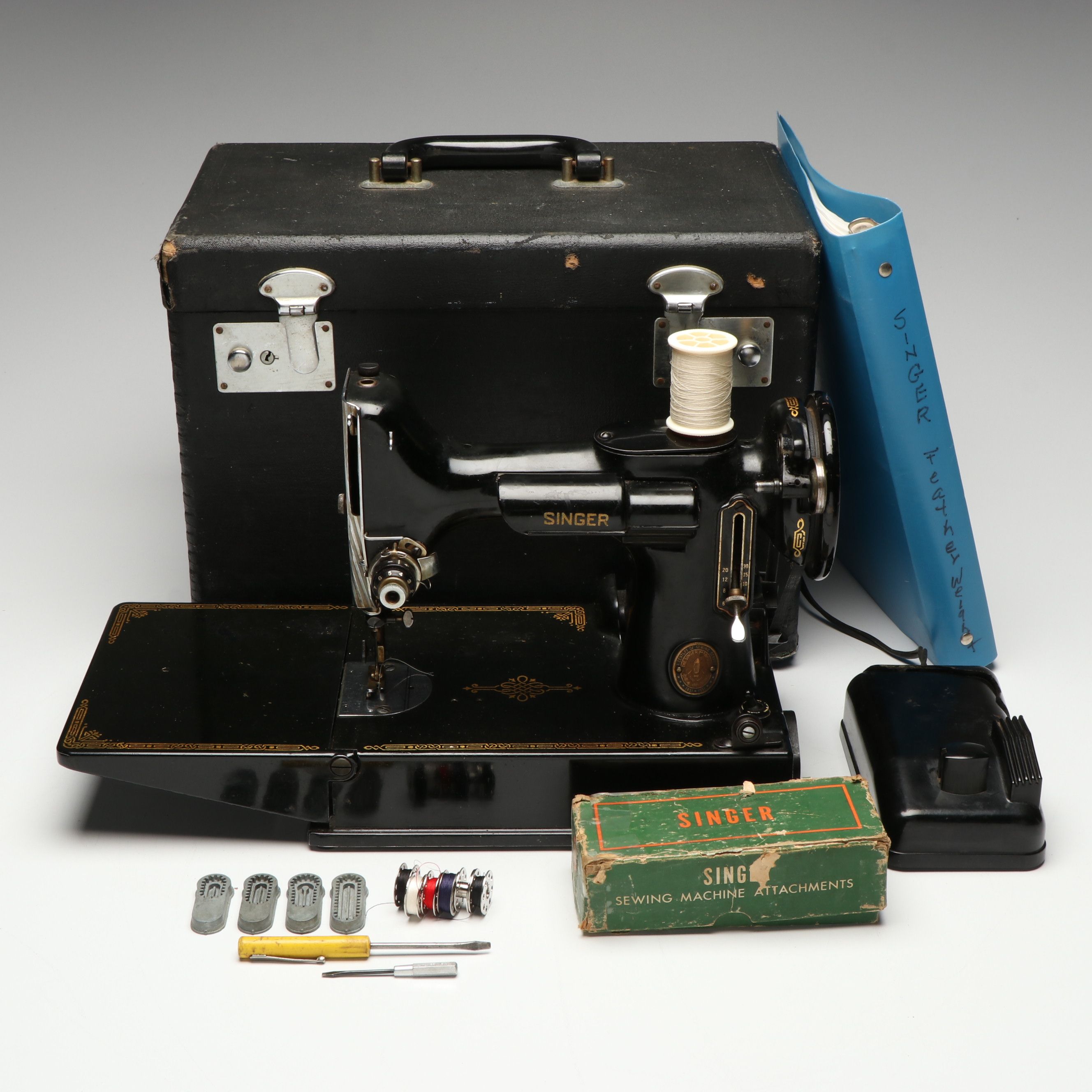 Singer "Featherweight" Portable Sewing Machine, 1951