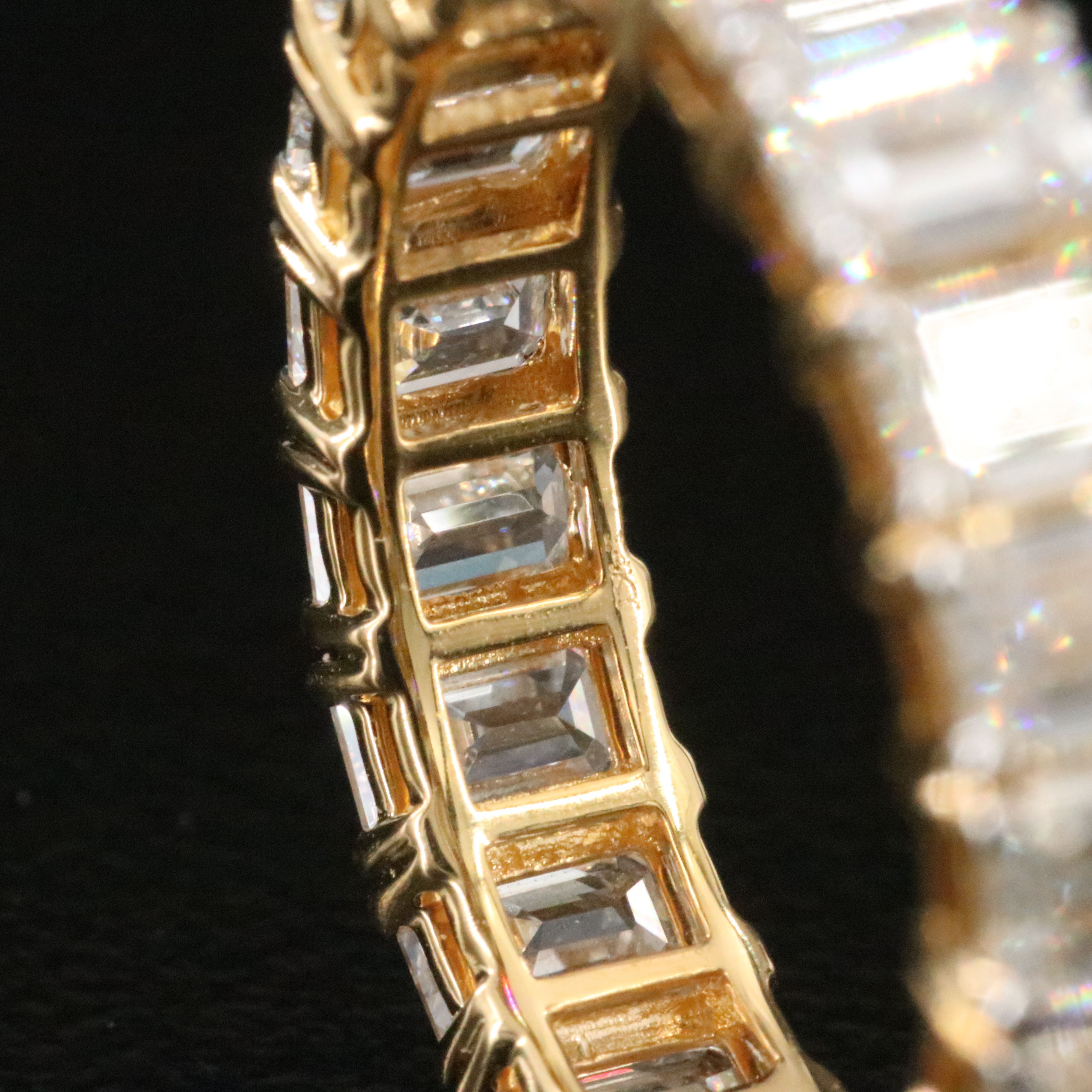 14K 4.71 CTW Lab Grown Diamond Eternity Band with IGI Report