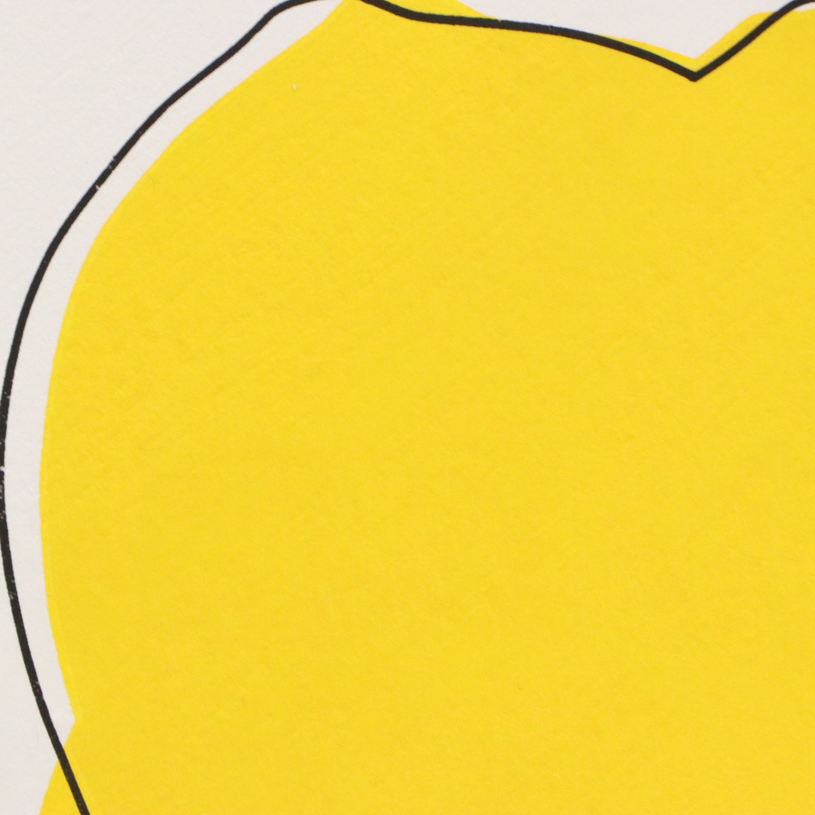 Bold Screenprints of Abstracted Lemons, Mid to Late 20th Century