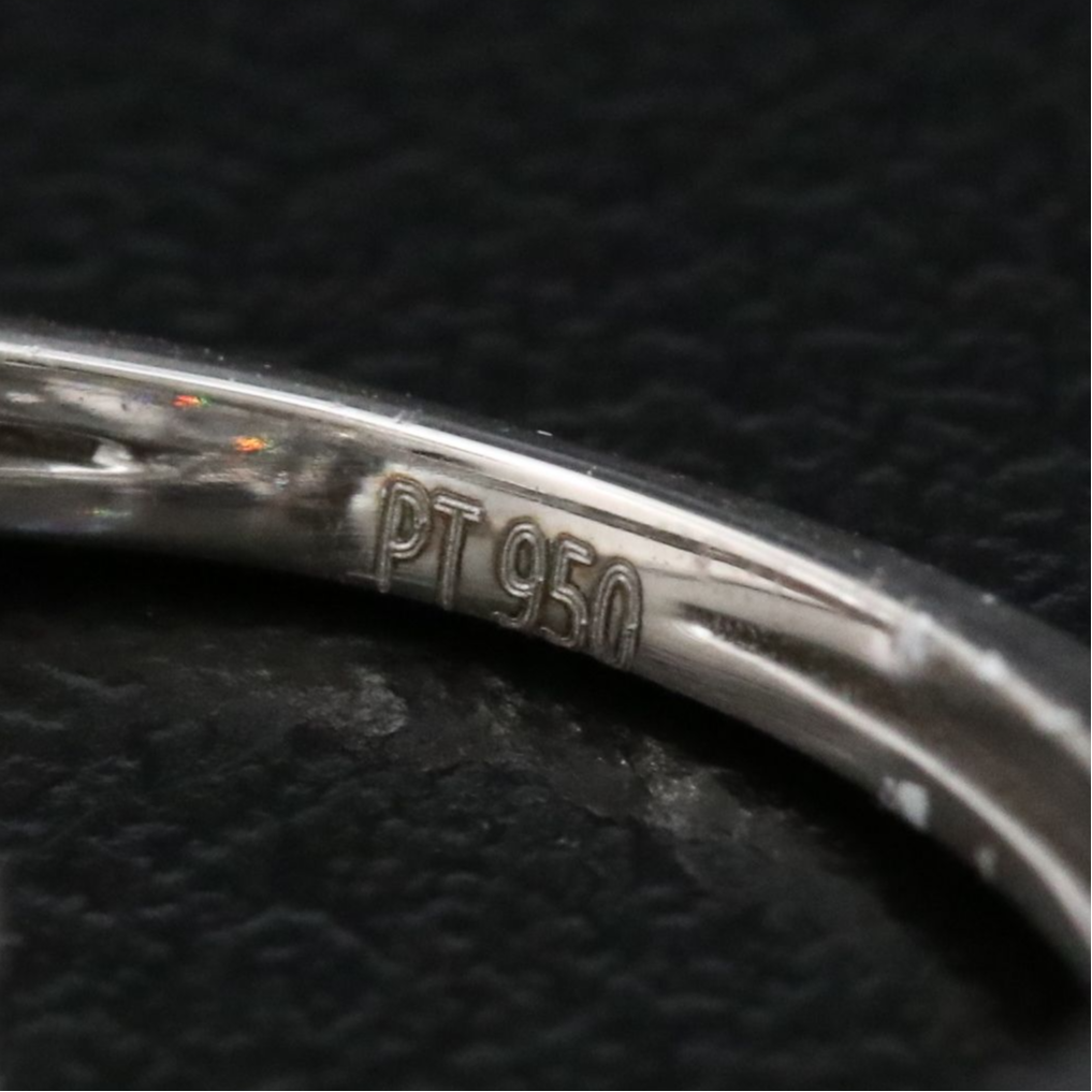 Platinum 3.77 CTW Lab Grown Diamond Ring with IGI Report