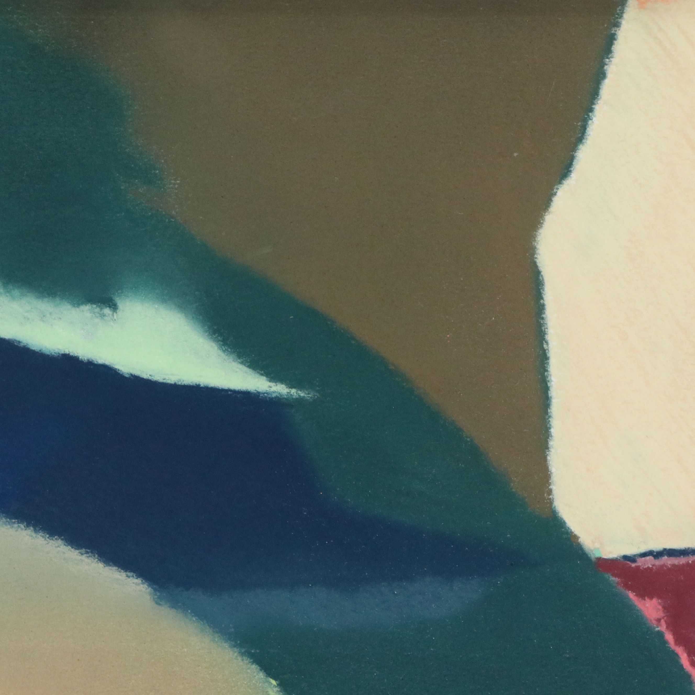 Amy C. Mehalick Abstract Chalk Pastel Drawing "Summer Gem Tones," 1994