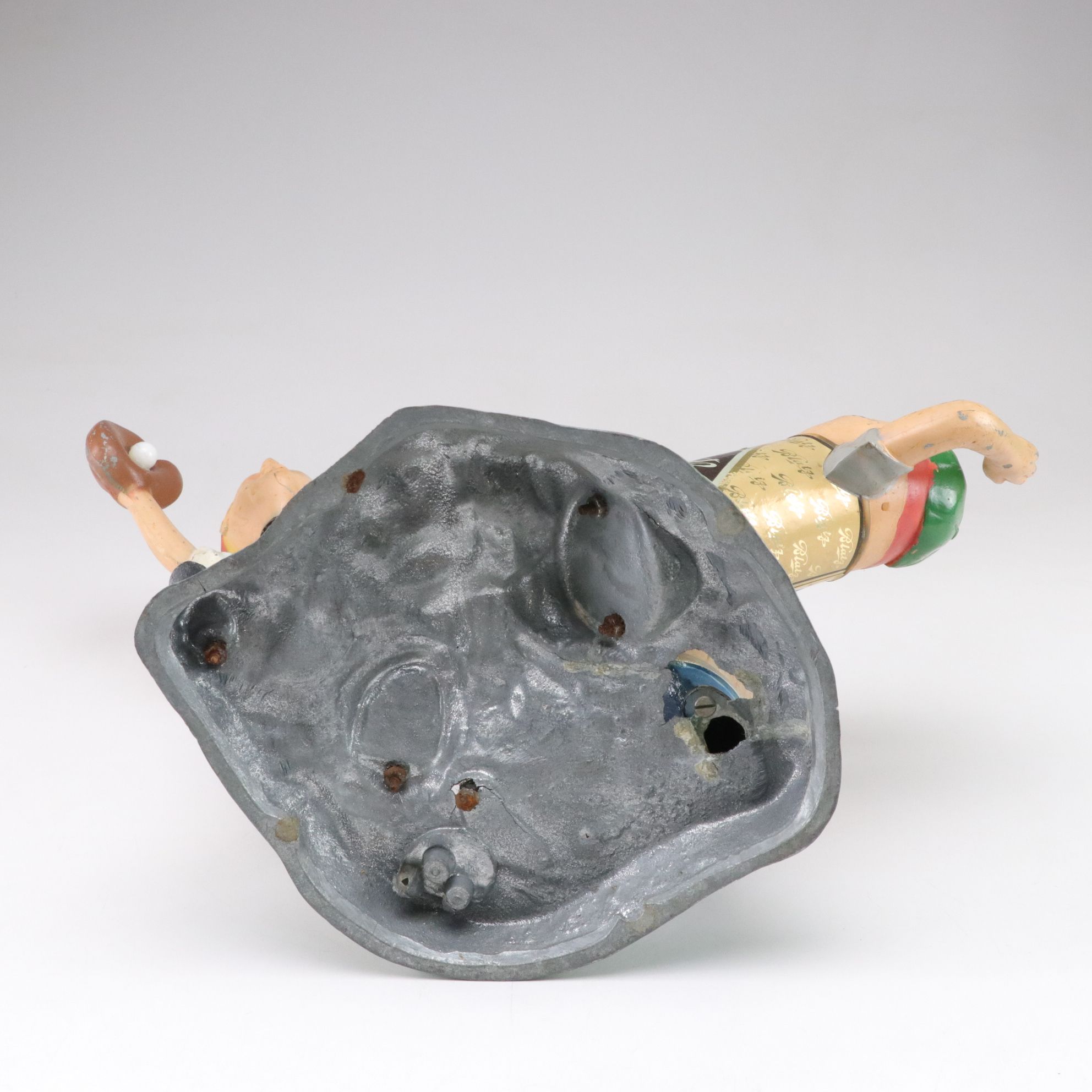 Blatz Beer "Brings You The Braves on TV" Baseball Bar Display