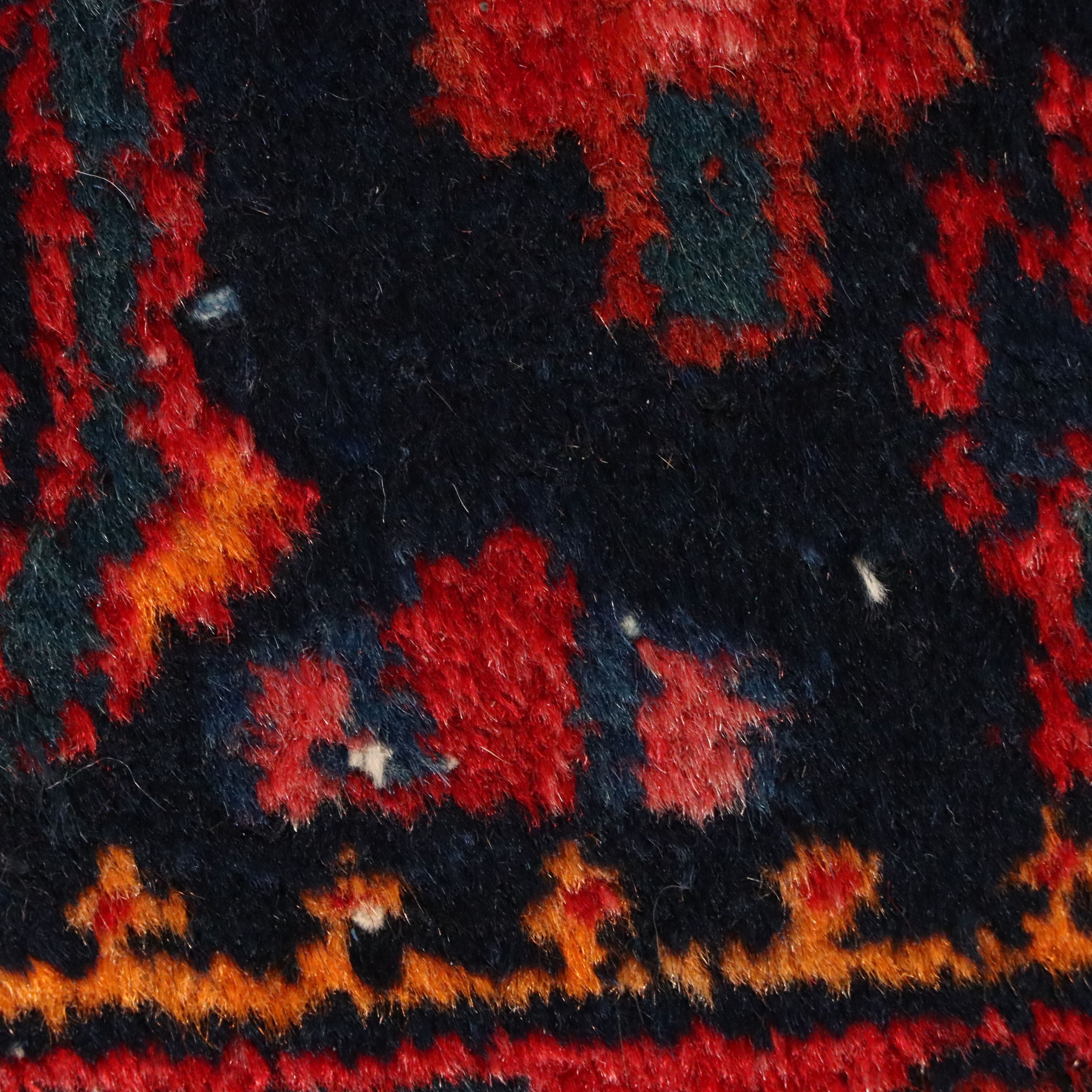 3'6 x 4'11 Hand-Knotted Persian Hamadan Accent Rug