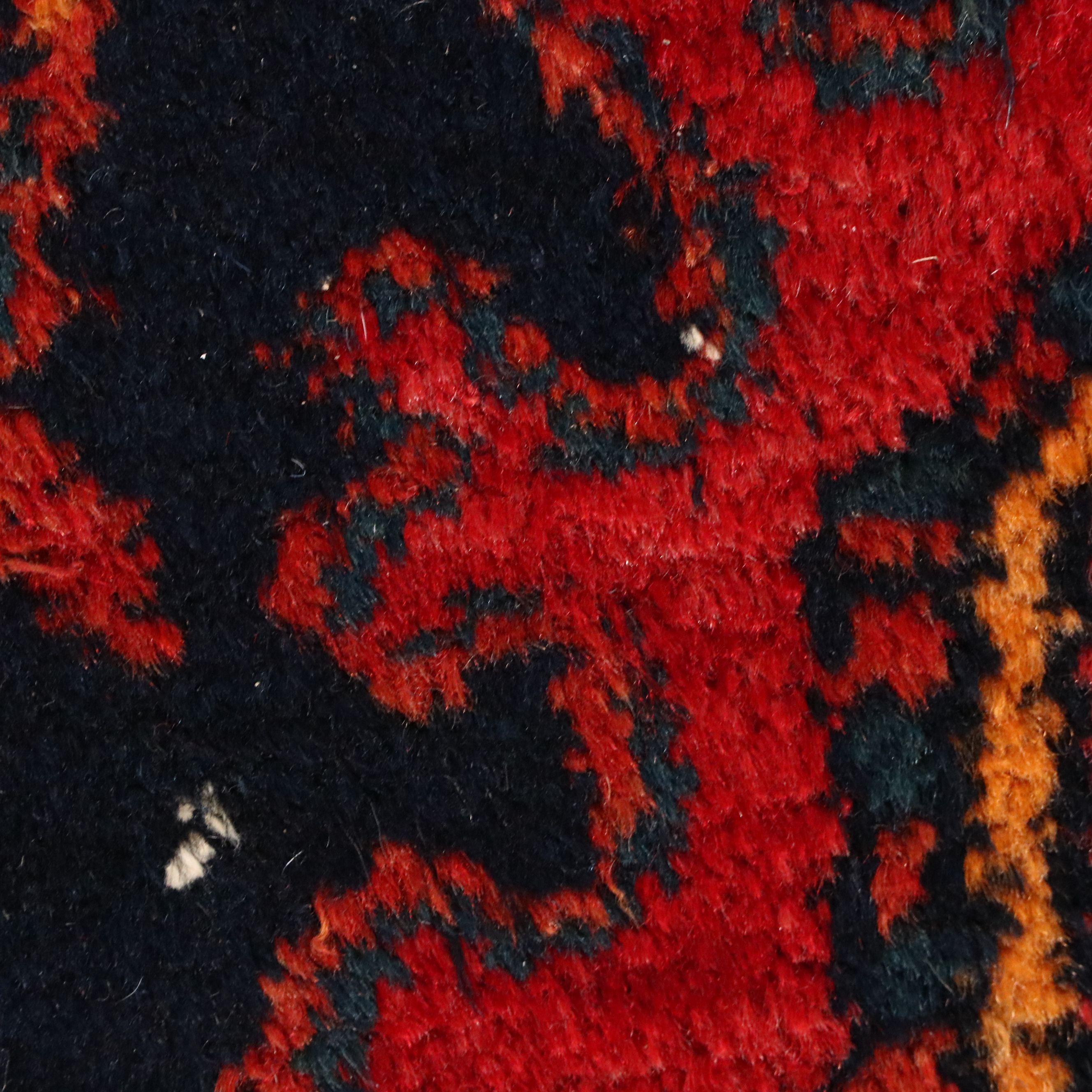 3'6 x 4'11 Hand-Knotted Persian Hamadan Accent Rug