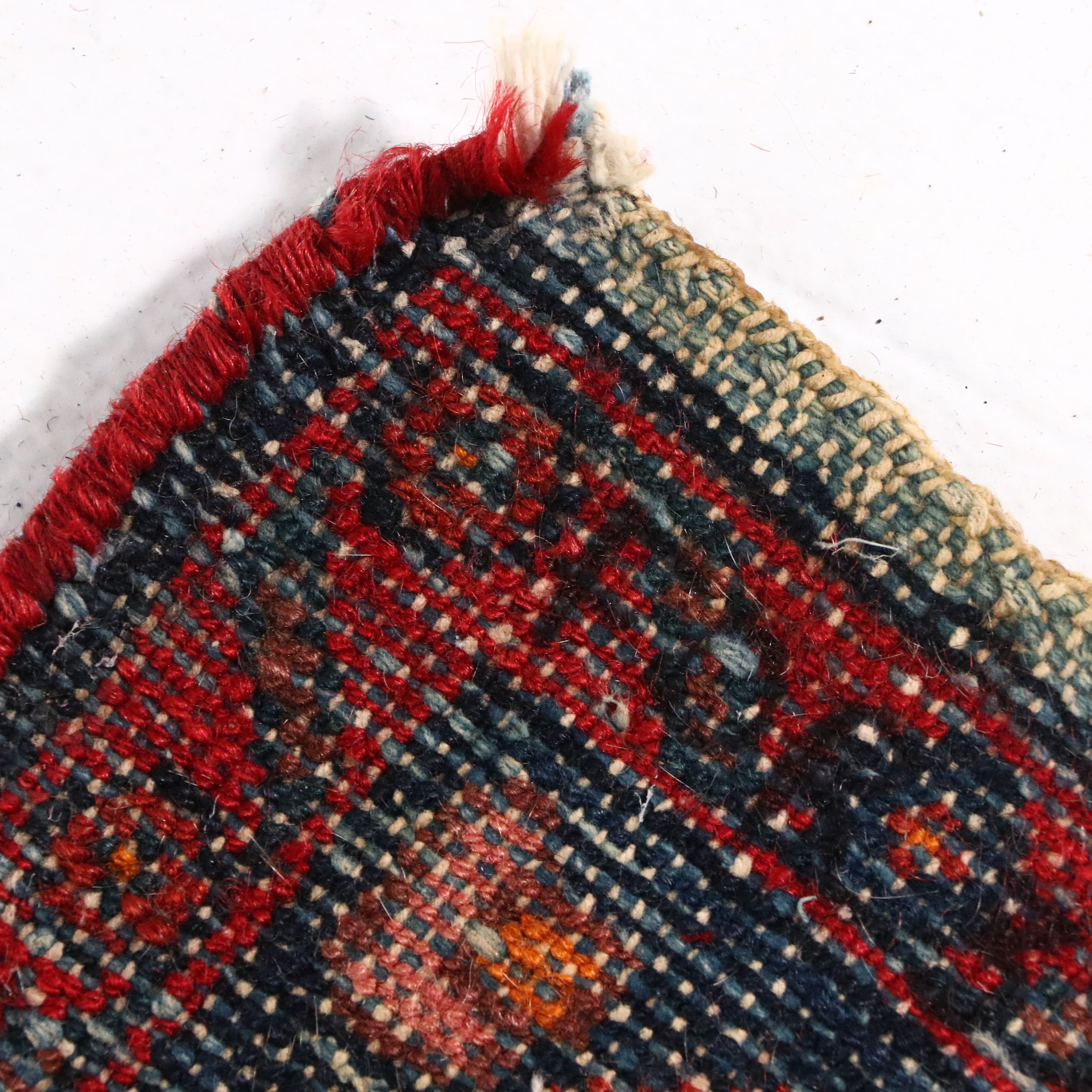 3'6 x 4'11 Hand-Knotted Persian Hamadan Accent Rug