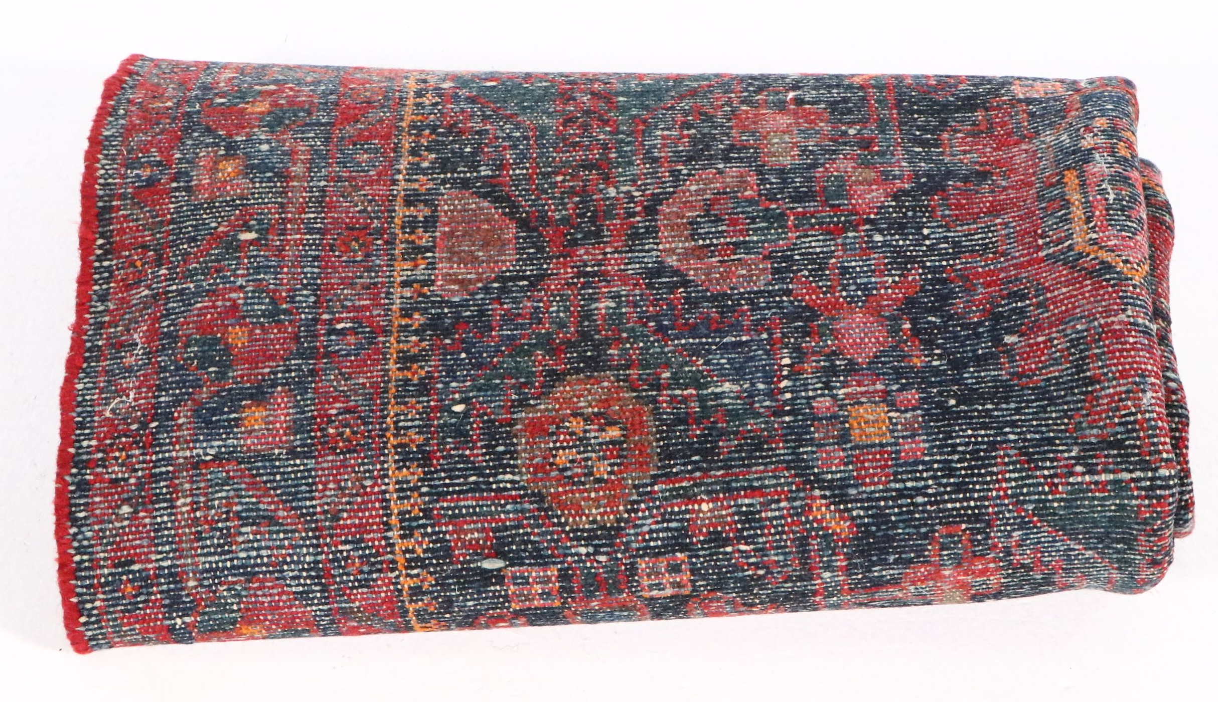 3'6 x 4'11 Hand-Knotted Persian Hamadan Accent Rug