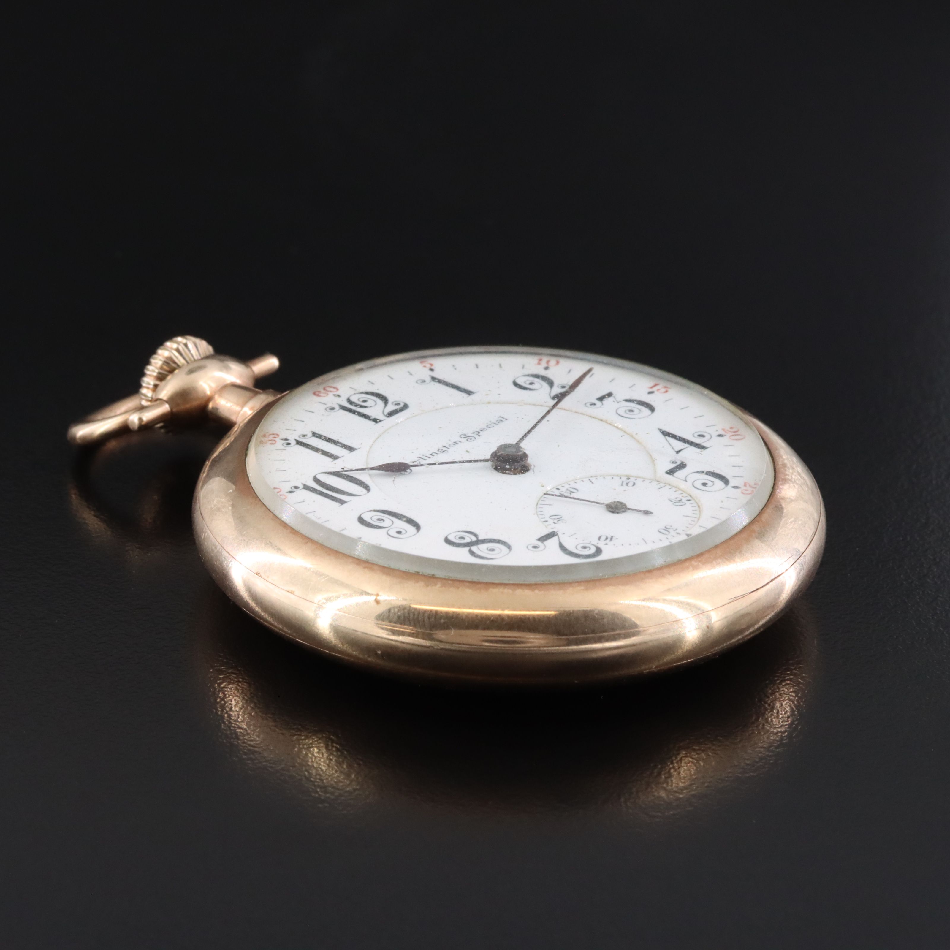Burlington Watch Co. 1912 Burlington Special Gold-Tone Pocket Watch