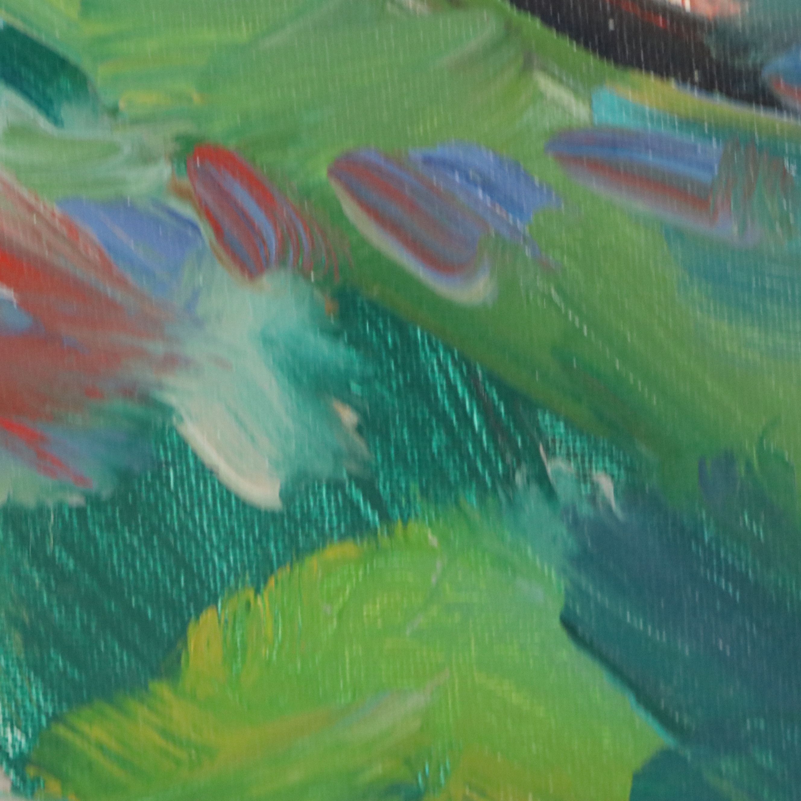 Jose Trujillo Landscape Oil Painting "The Old Farm House," 2024