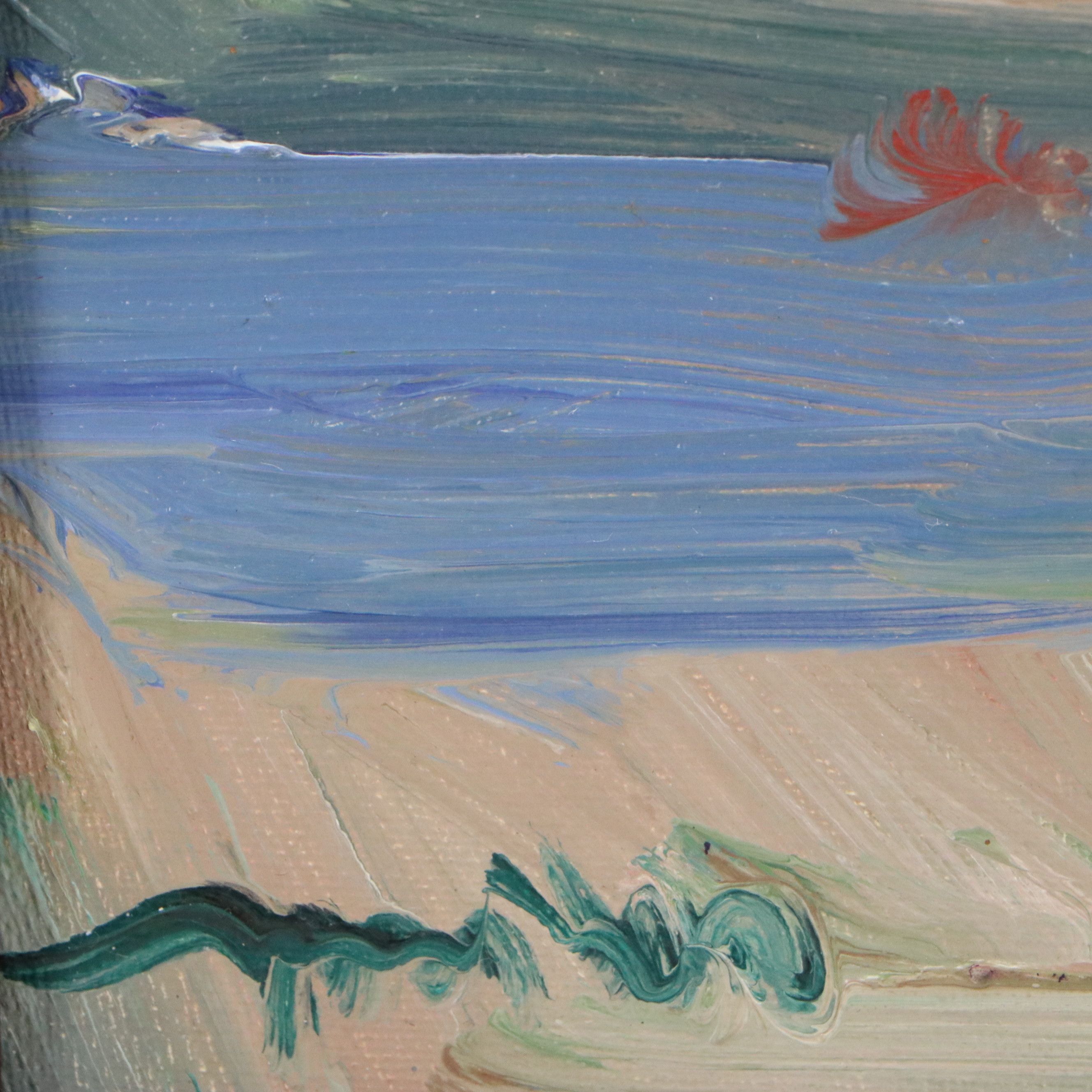 Jose Trujillo Landscape Oil Painting "The Old Farm House," 2024