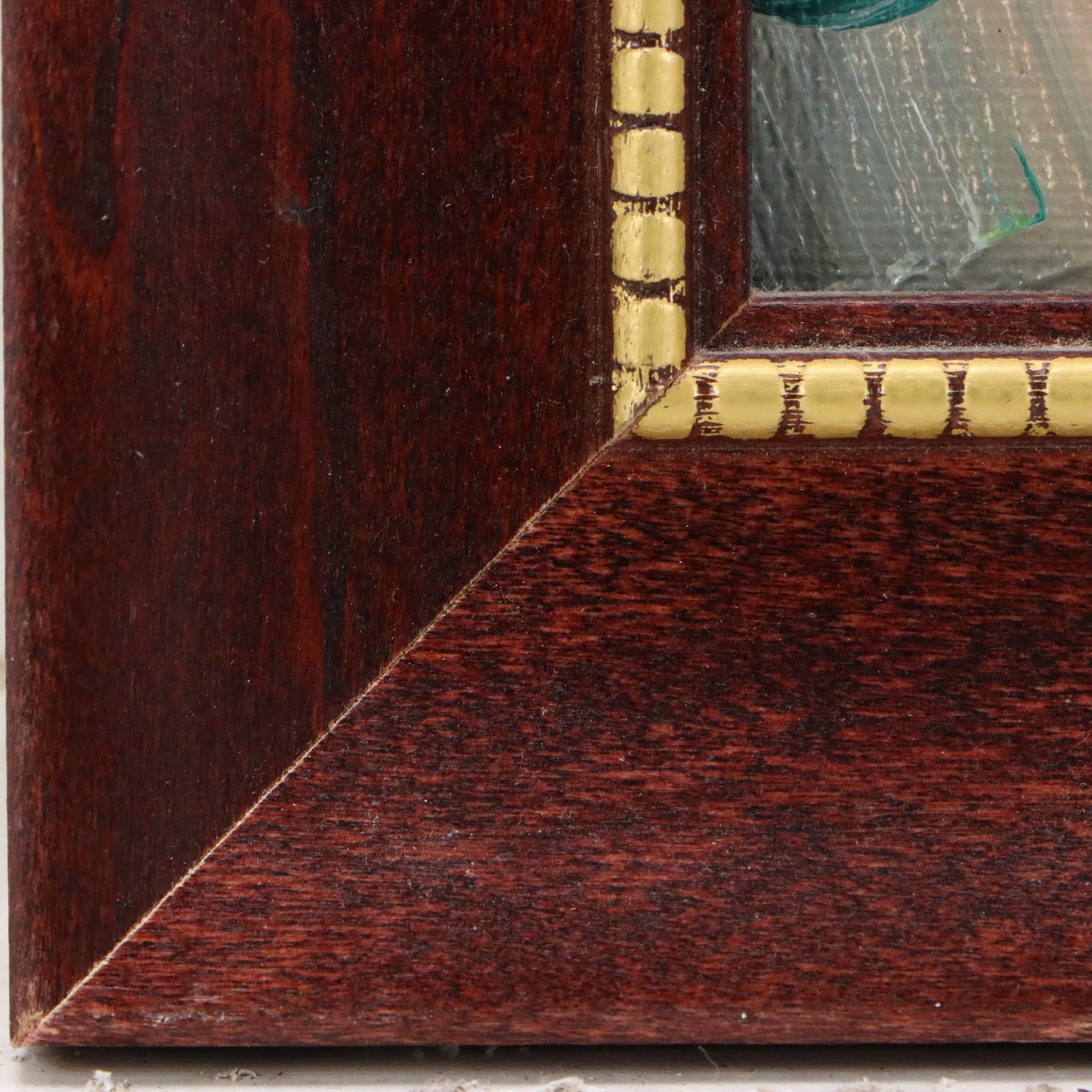 Jose Trujillo Landscape Oil Painting "The Old Farm House," 2024